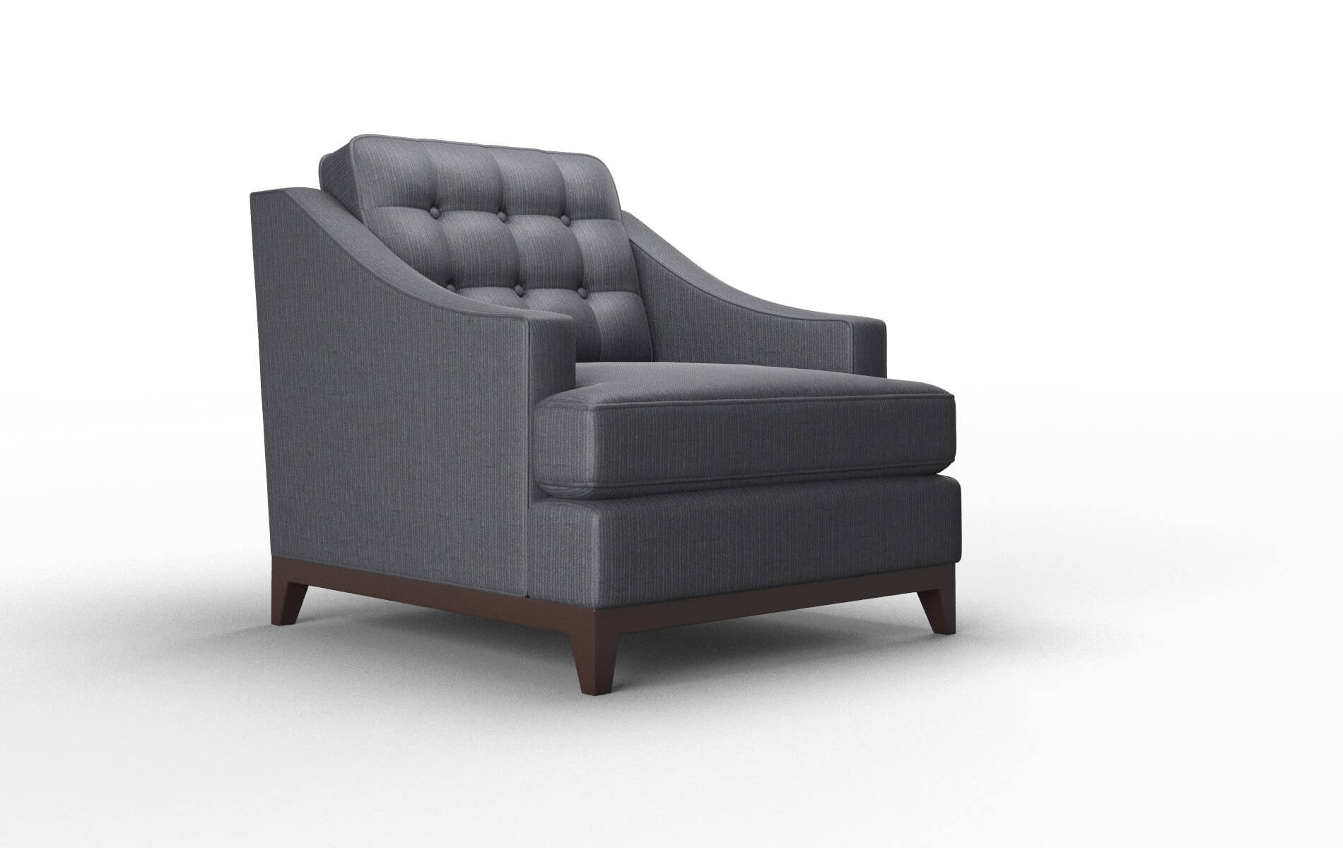 Geneva Parker Midnight Chair espresso legs 2