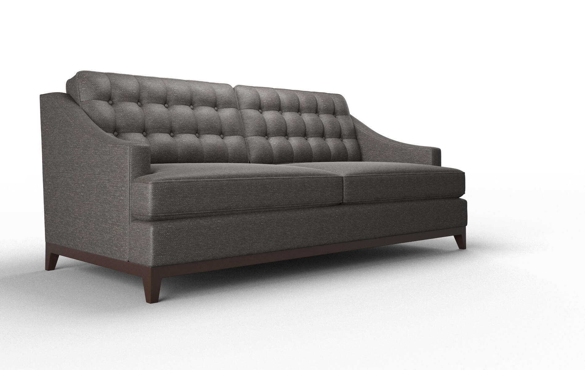 Geneva Phoenix Chocolate Sofa espresso legs 2