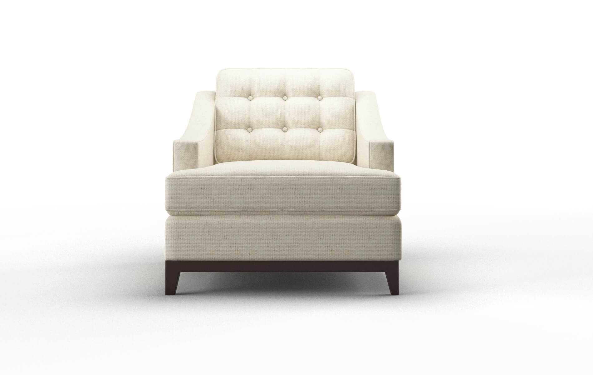 Geneva Phoenix Ivory Chair espresso legs 1