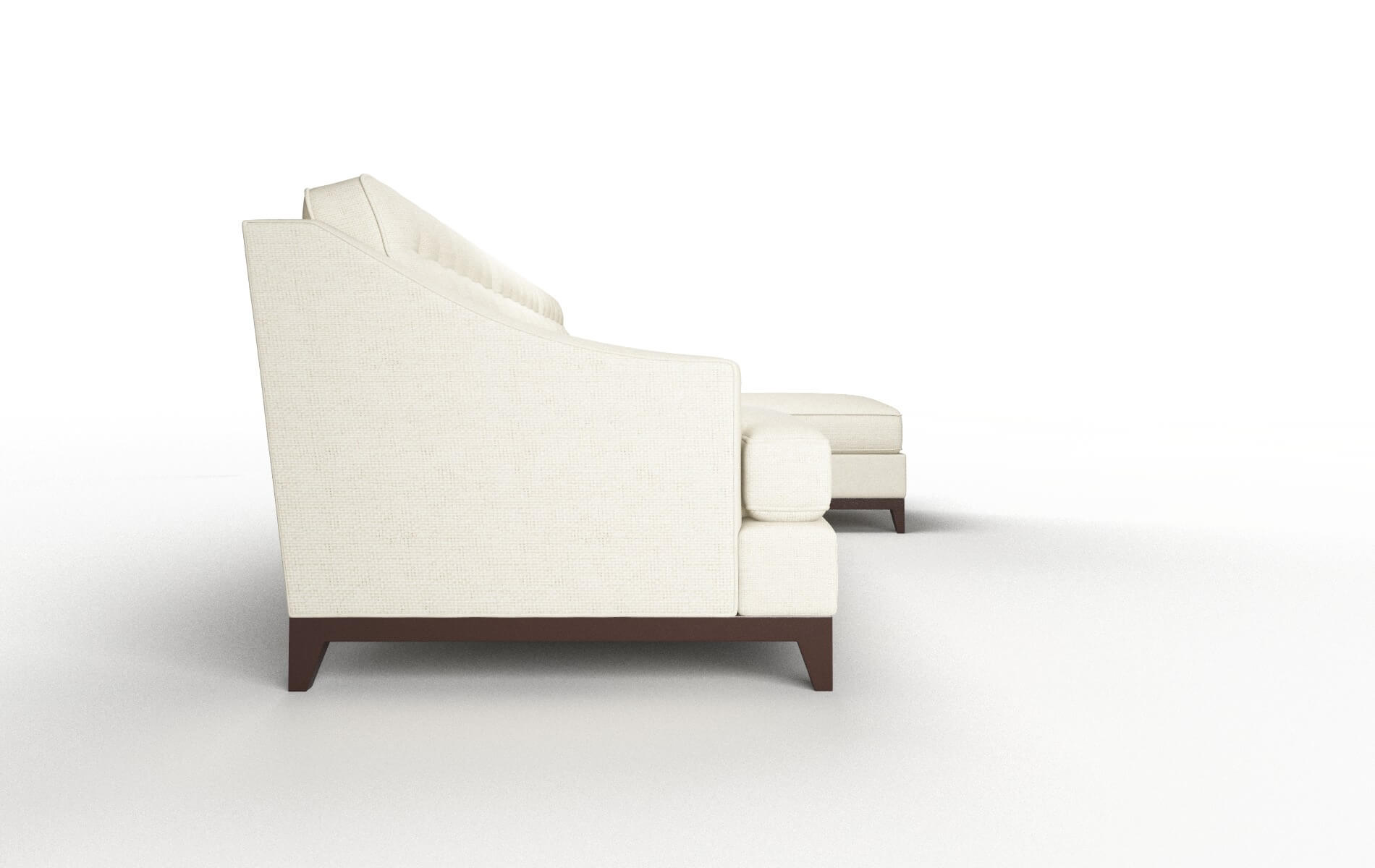 Geneva Phoenix Ivory Panel espresso legs 3