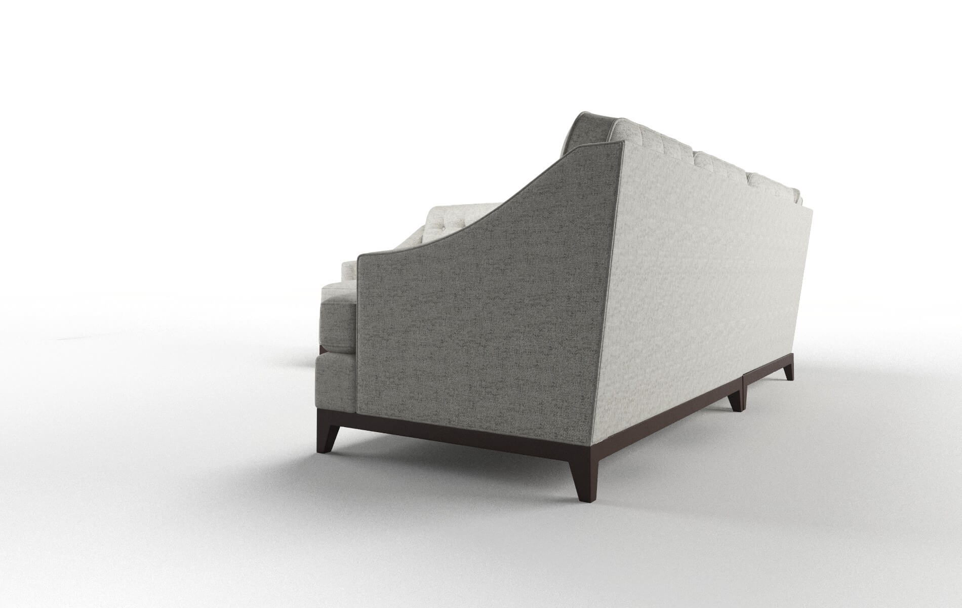 Geneva Prime Gravel Sectional espresso legs 4