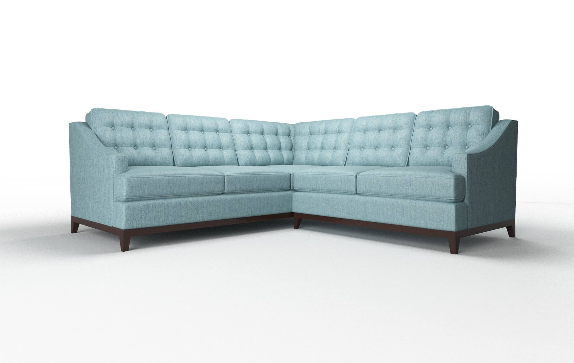 Geneva Prisma Hydrate Sectional espresso legs 1