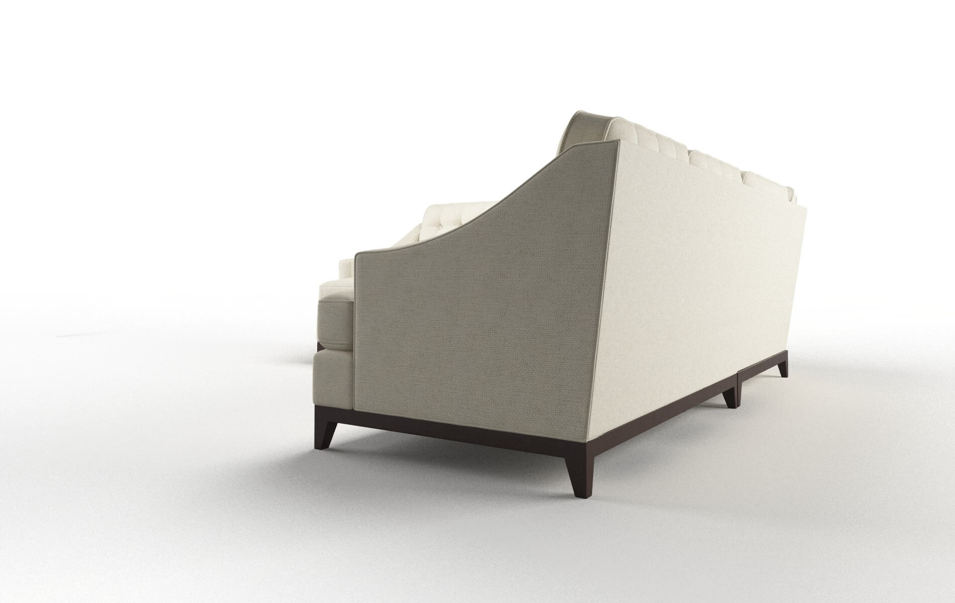 Geneva Redondo Oyster Sectional espresso legs 4