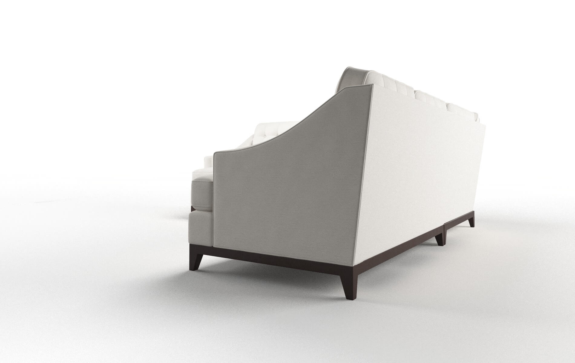 Geneva Redondo Pearl Sectional espresso legs 4