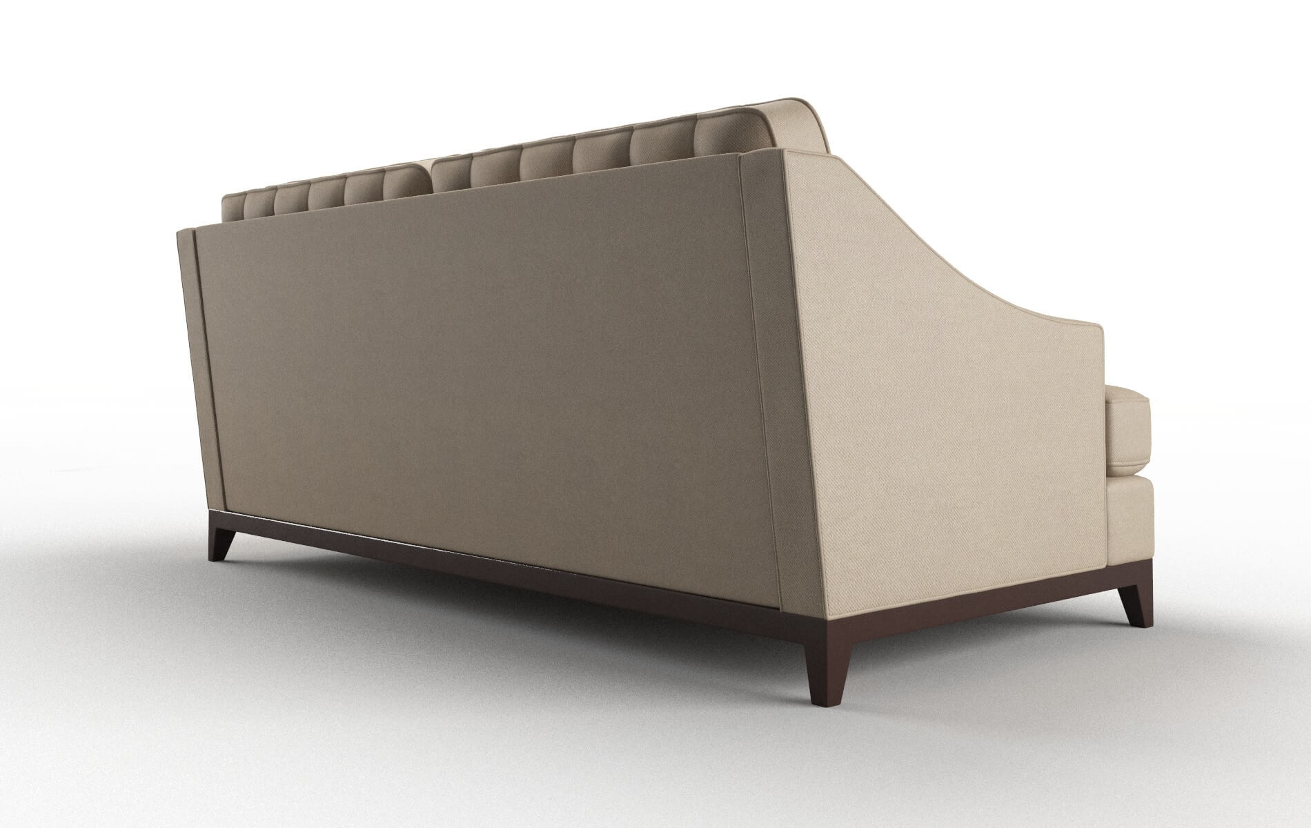 Geneva Rocket Cappuccino Sofa espresso legs 4