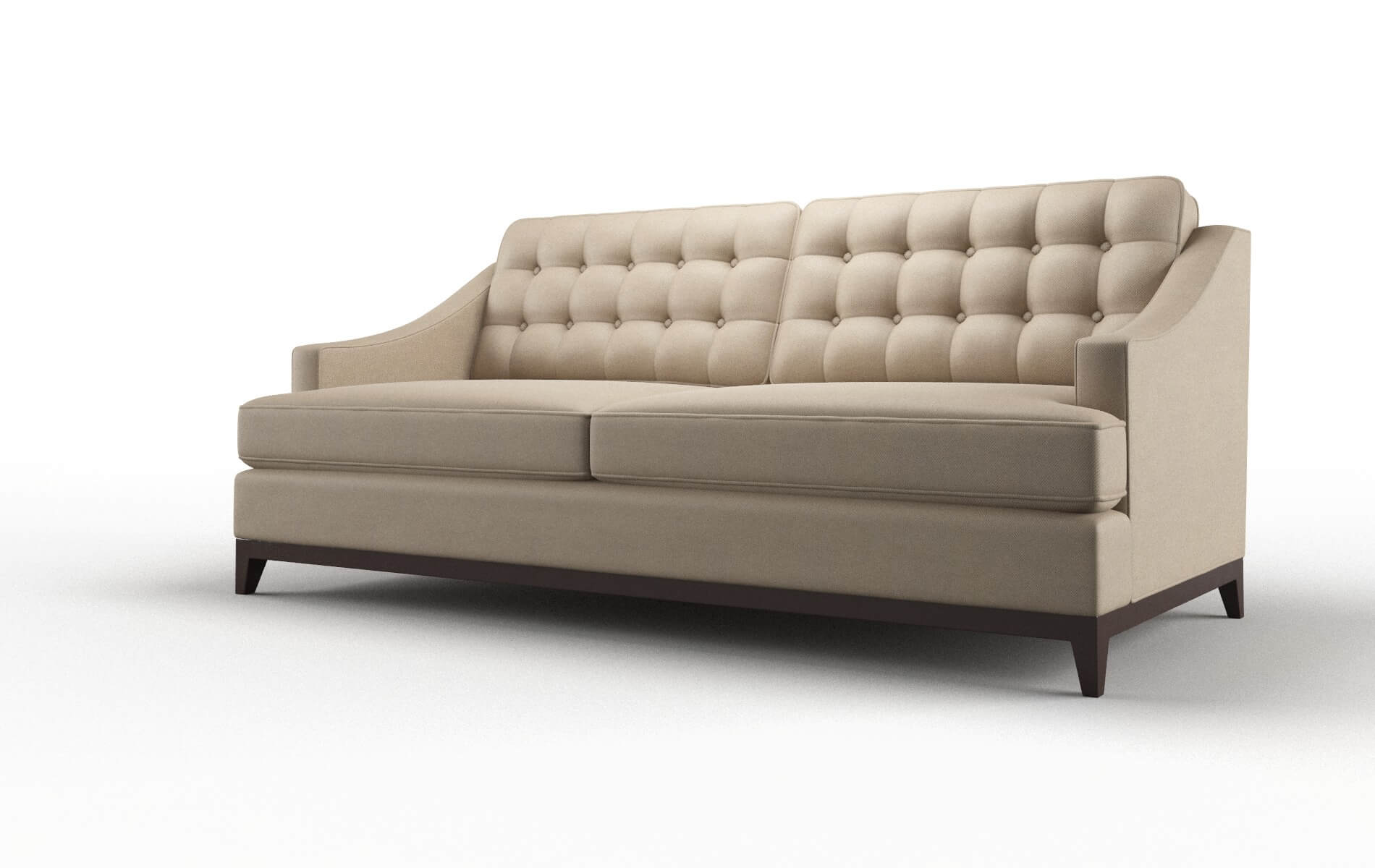 Geneva Rocket Cappuccino Sofa espresso legs 5