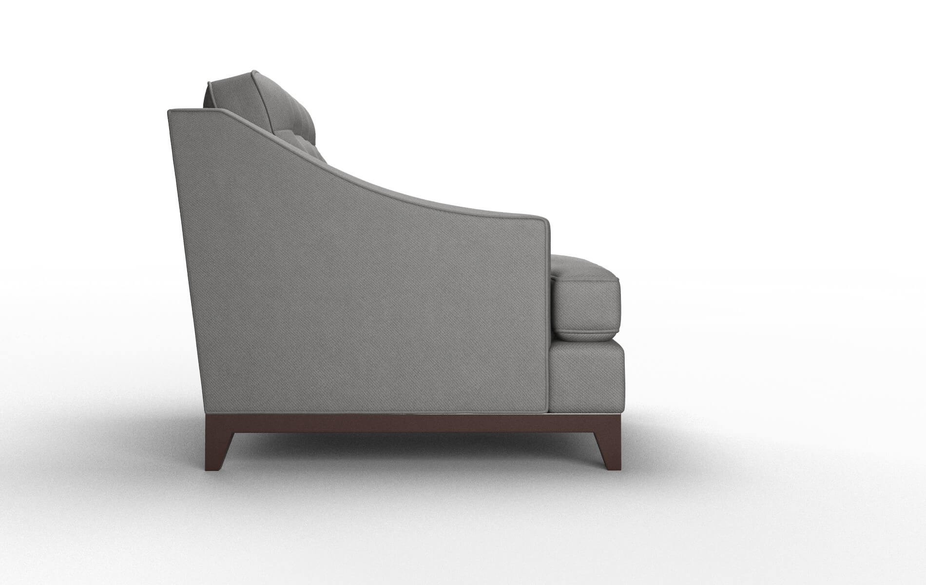 Geneva Rocket Charcoal Chair espresso legs 3