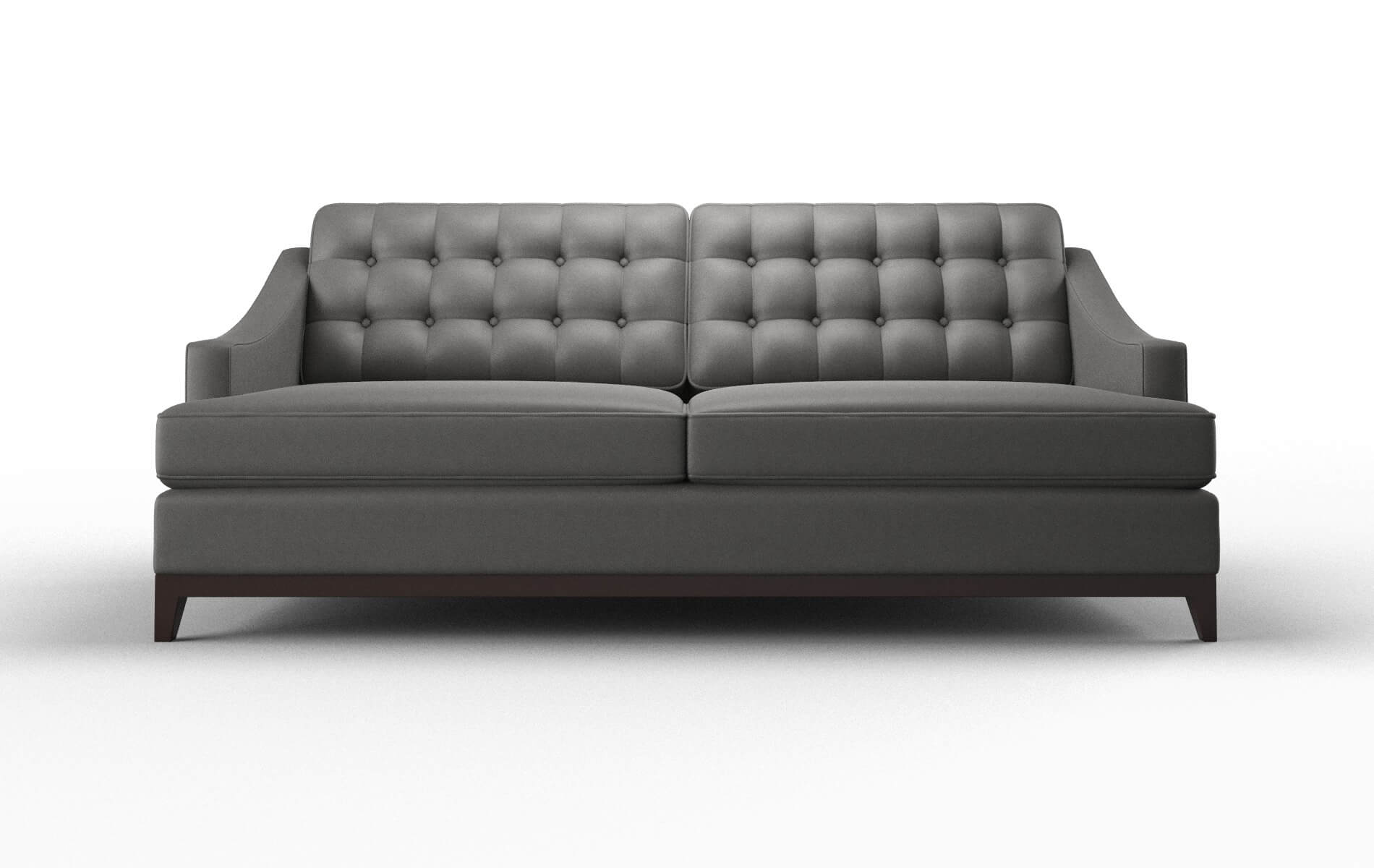 Geneva Rocket charcoal Sofa Espresso Legs  1