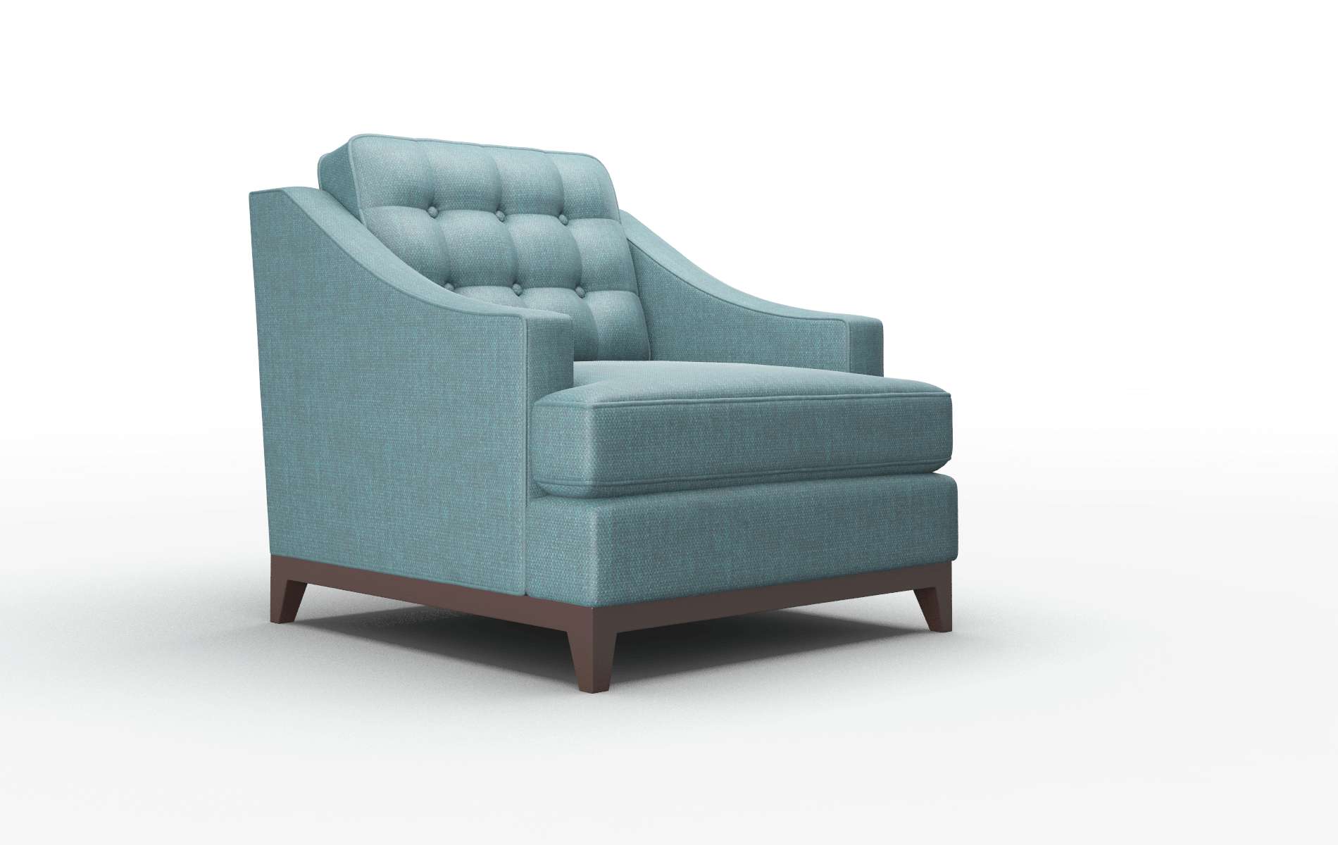 Geneva Rocket Peacock Chair espresso legs 2