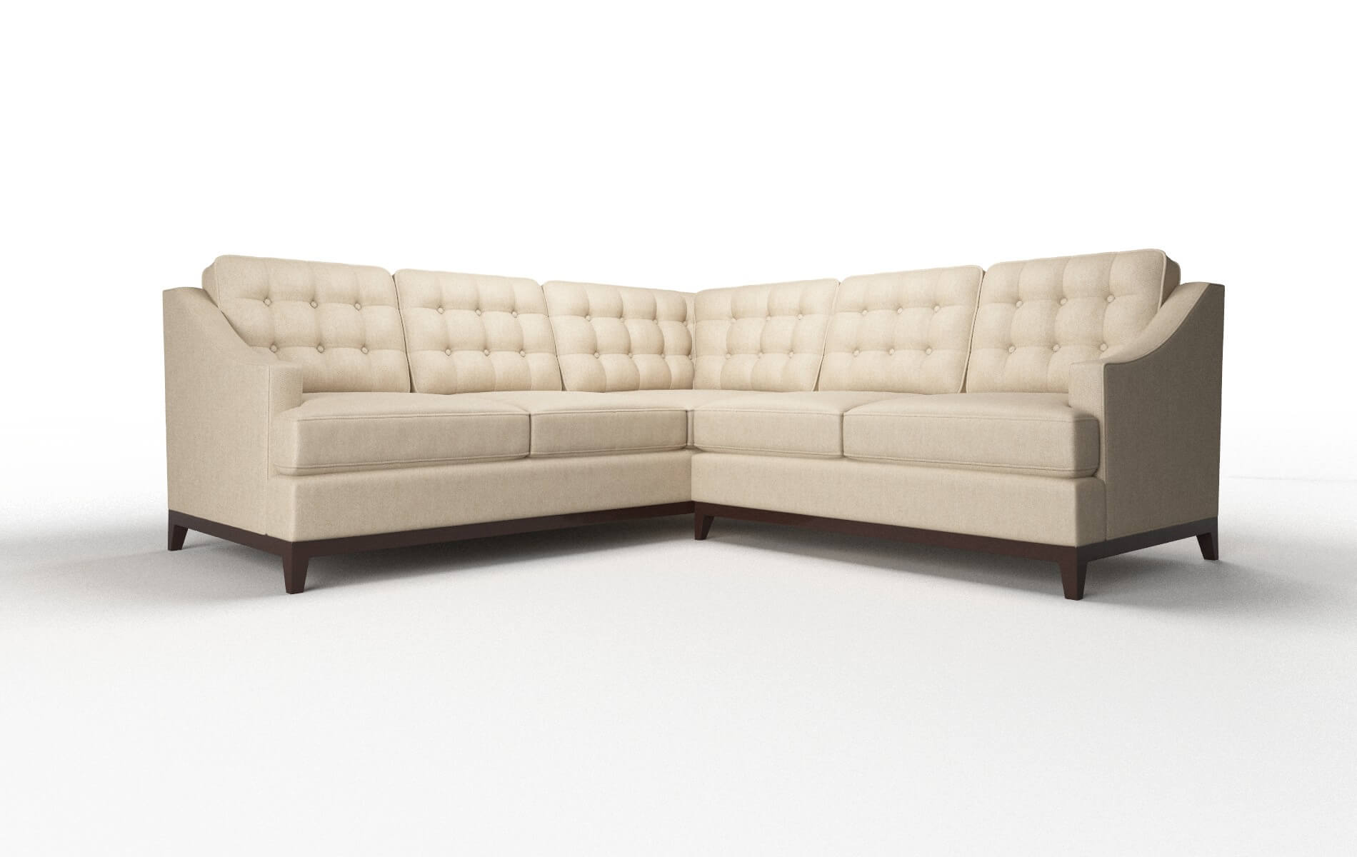 Geneva Royale Mondo Sectional espresso legs 1