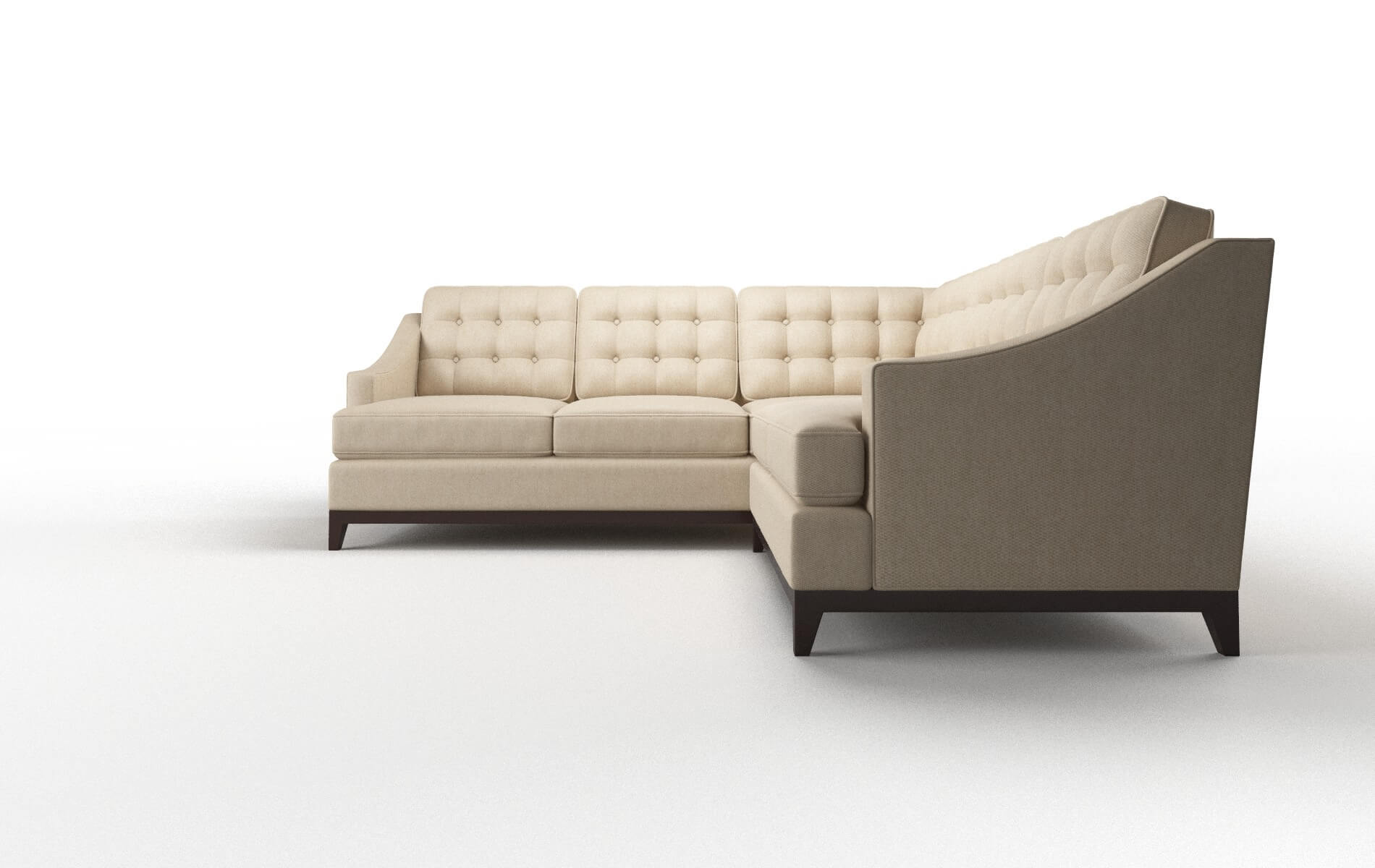 Geneva Royale Mondo Sectional espresso legs 5