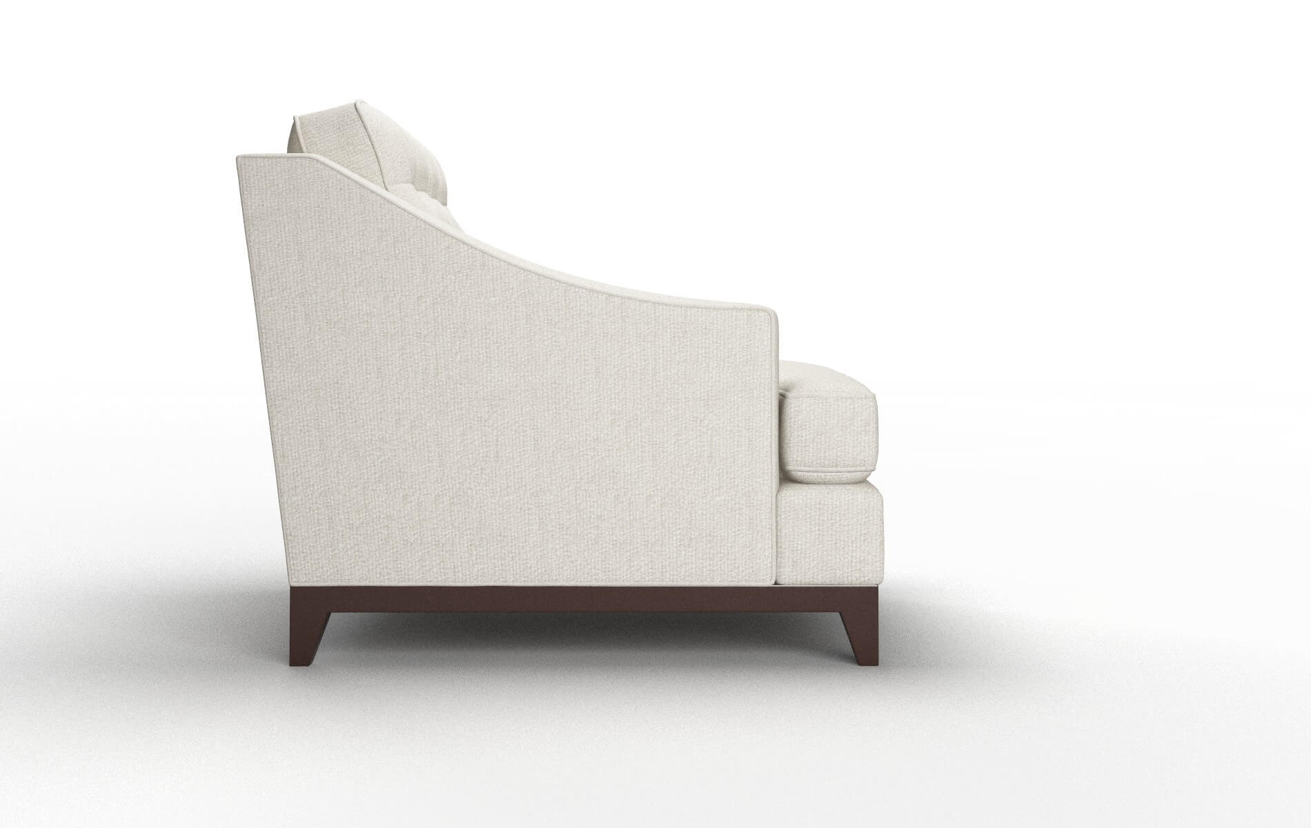 Geneva Sasha Linen Chair espresso legs 3