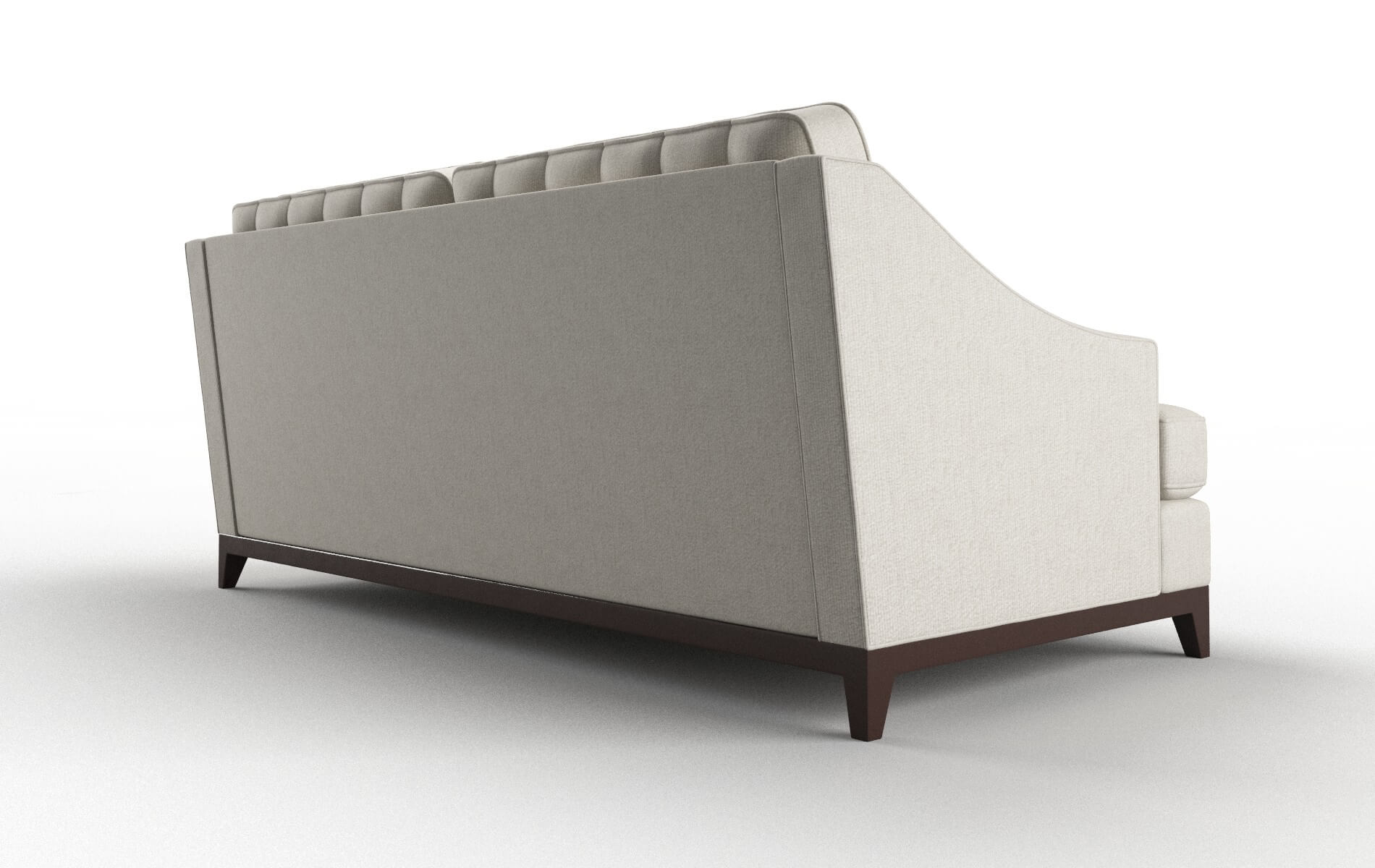 Geneva Sasha Linen Sofa espresso legs 4