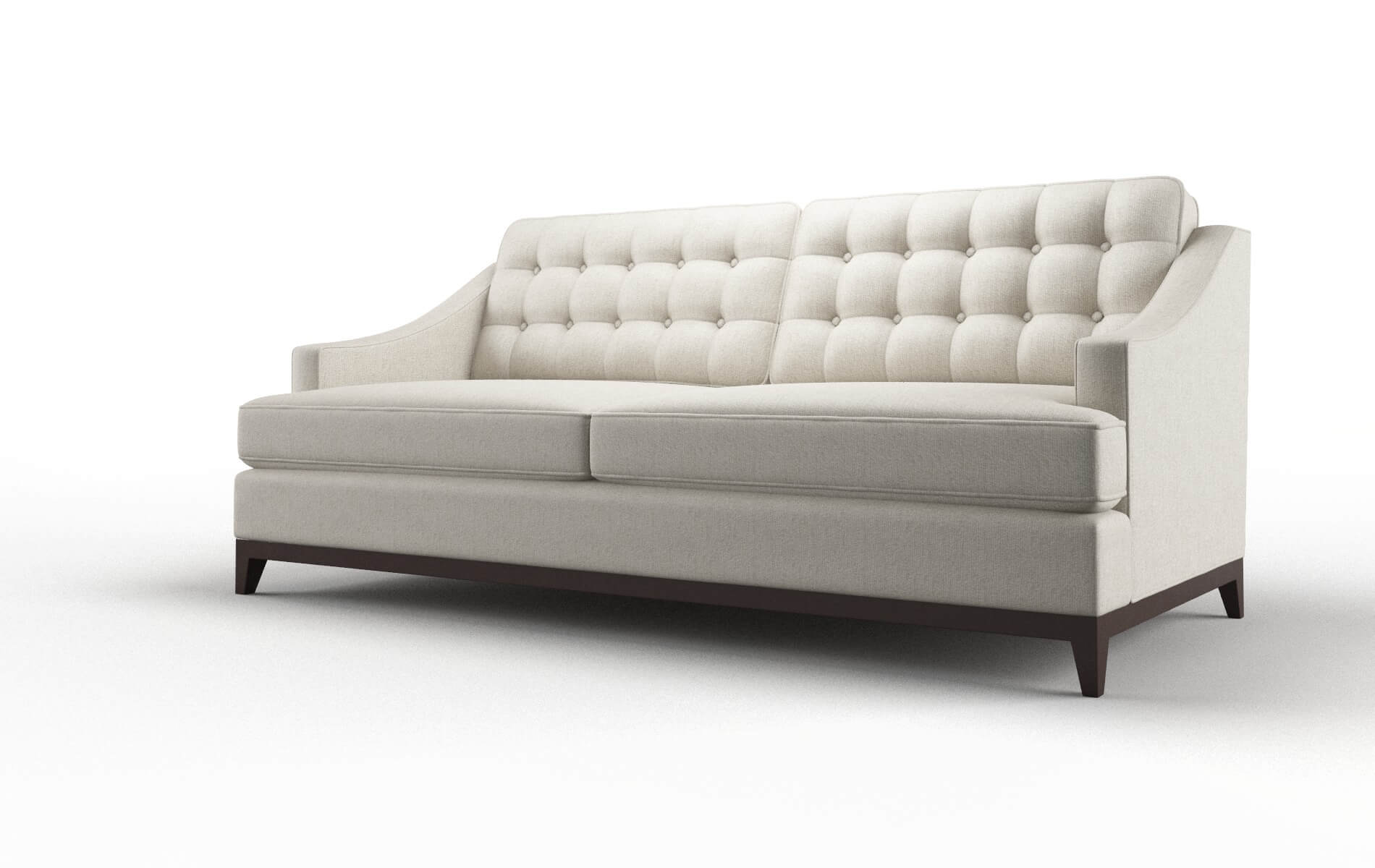 Geneva Sasha Linen Sofa espresso legs 5