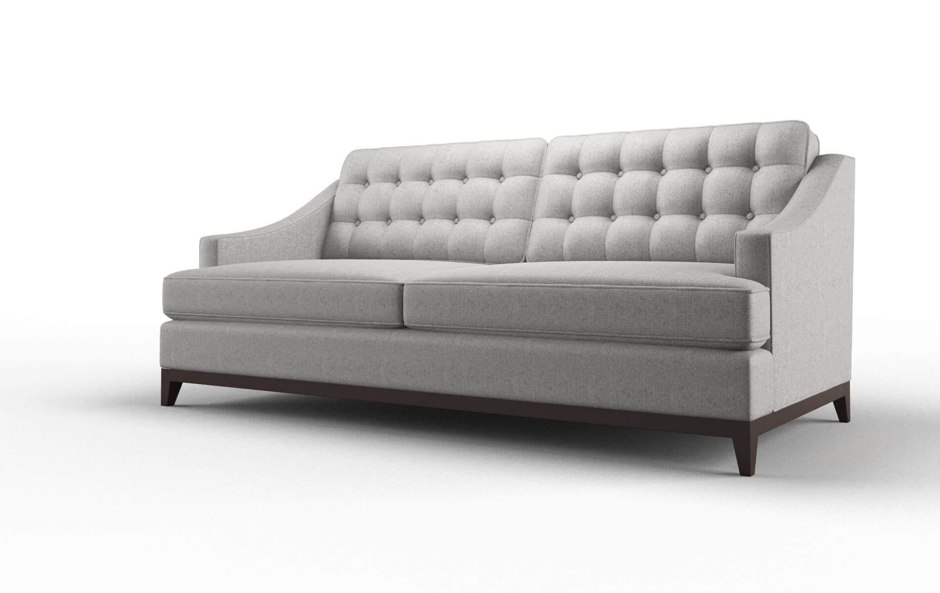 Geneva Sasha Silver Sofa espresso legs 5