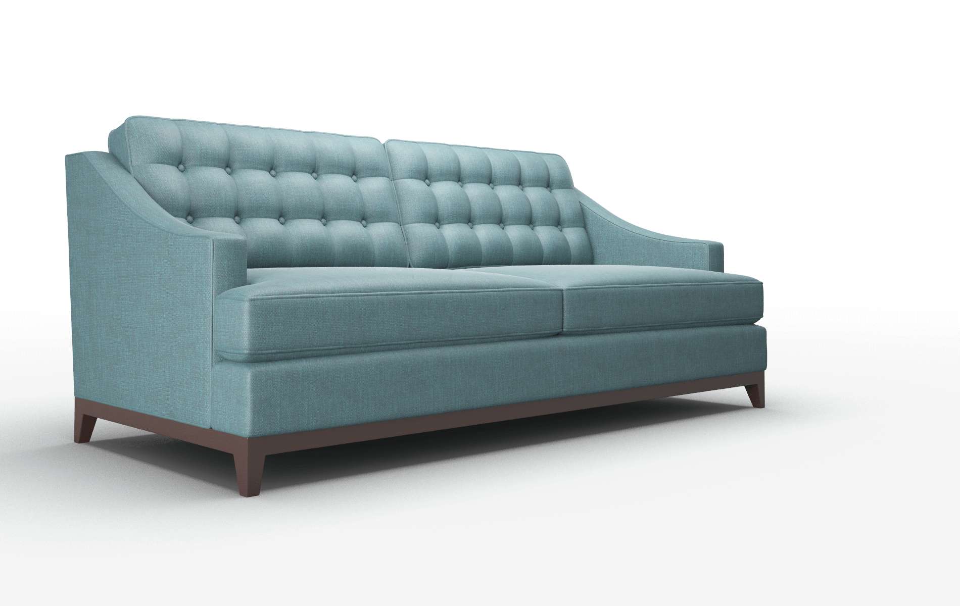 Geneva Simplex Blue_moon Sofa espresso legs 2