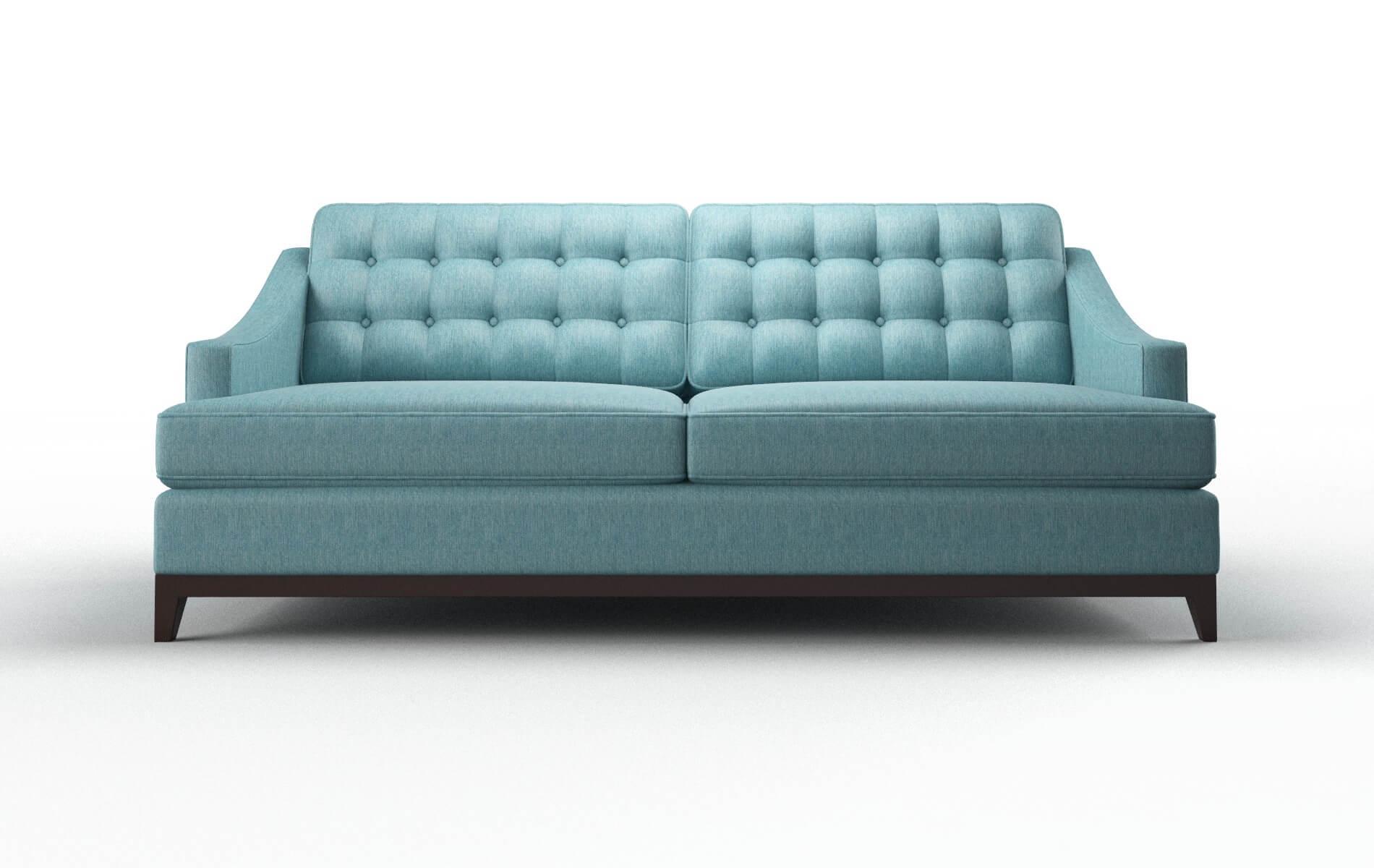 Geneva Sorrento denim Sofa Espresso Legs  1