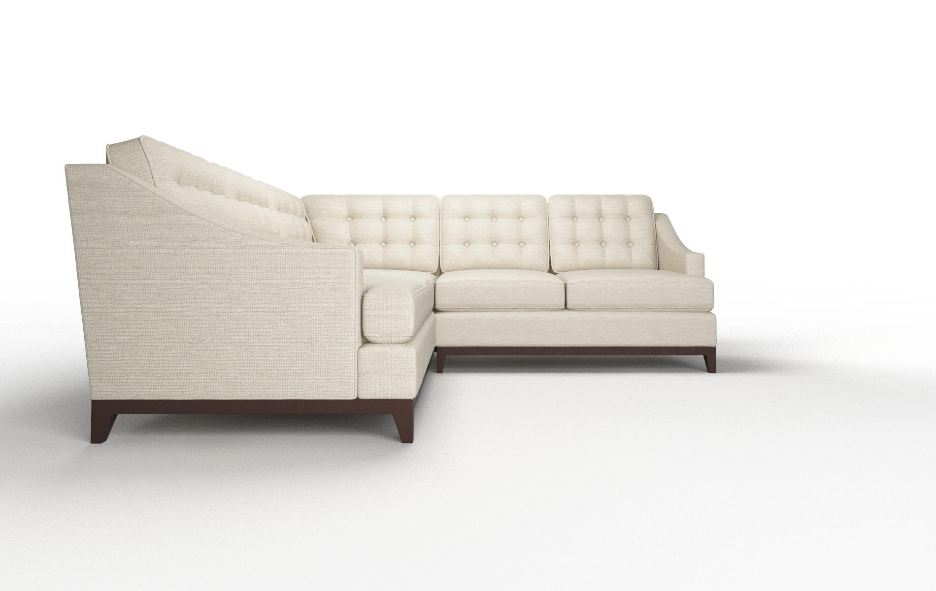 Geneva Sosoftness 72 Sectional espresso legs 2