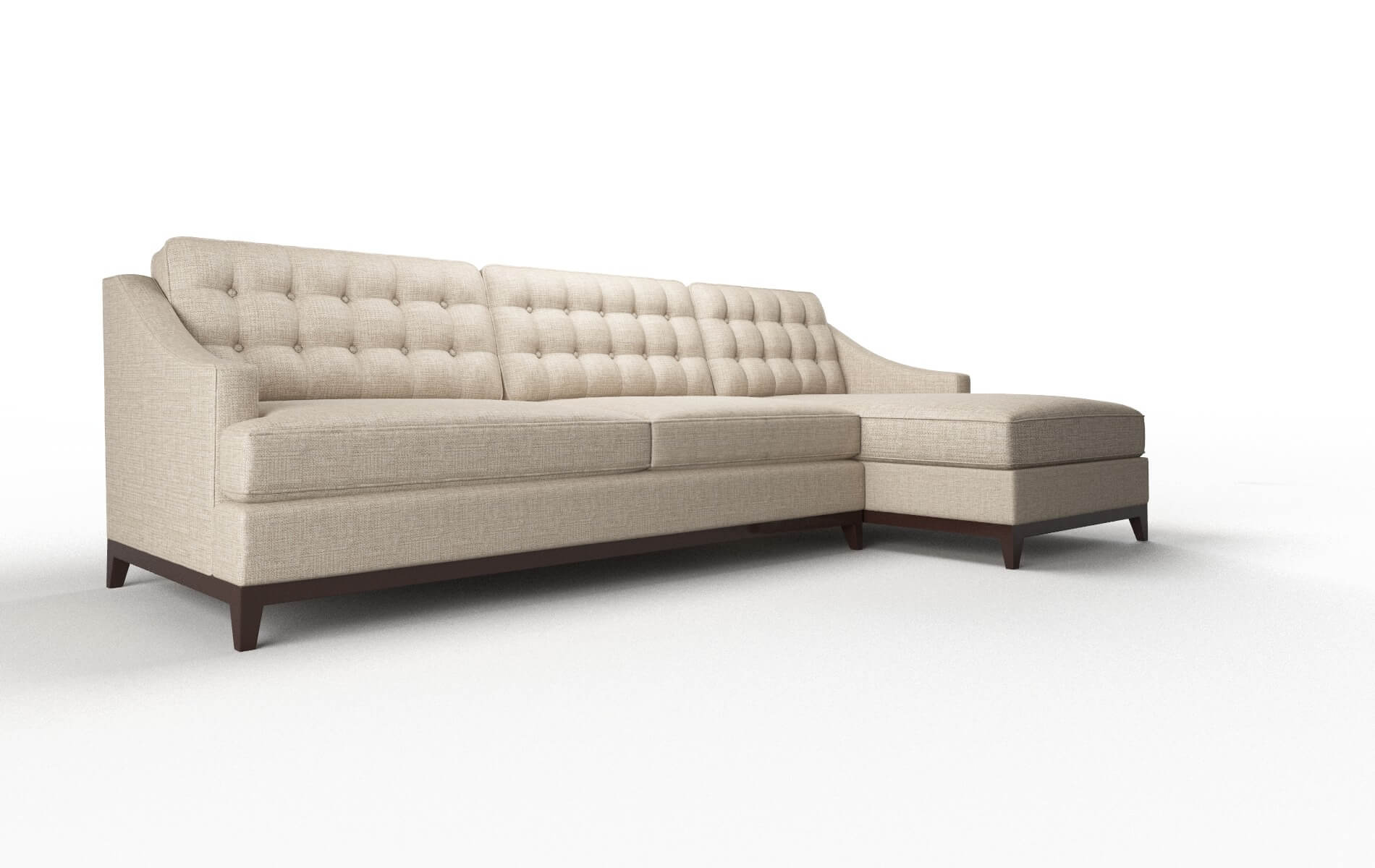 Geneva Sosoftness 74 Panel espresso legs 2