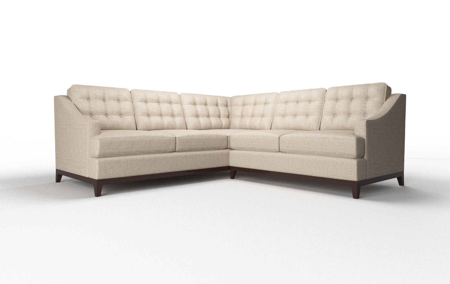 Geneva Sosoftness 74 Sectional espresso legs 1