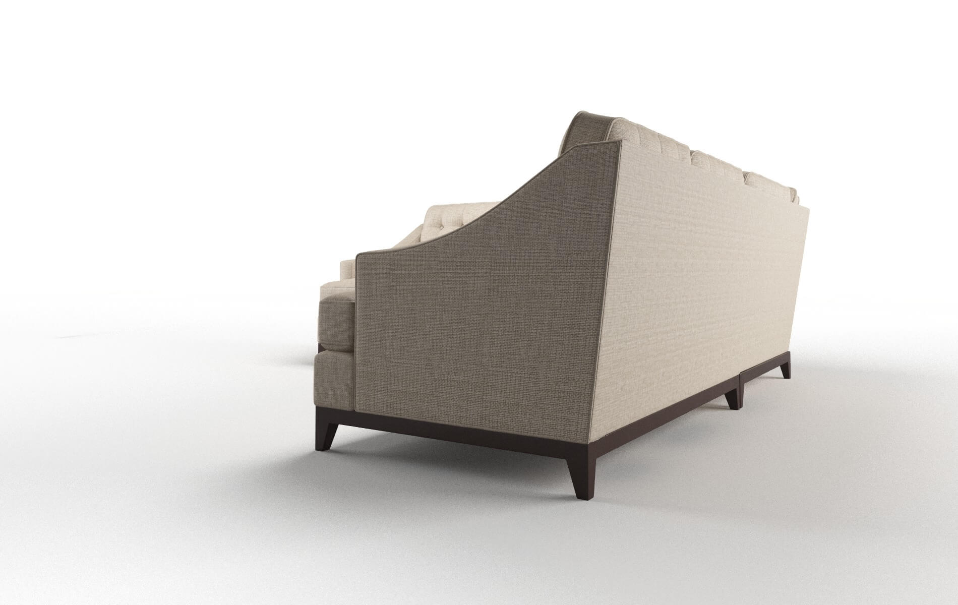 Geneva Sosoftness 74 Sectional espresso legs 4