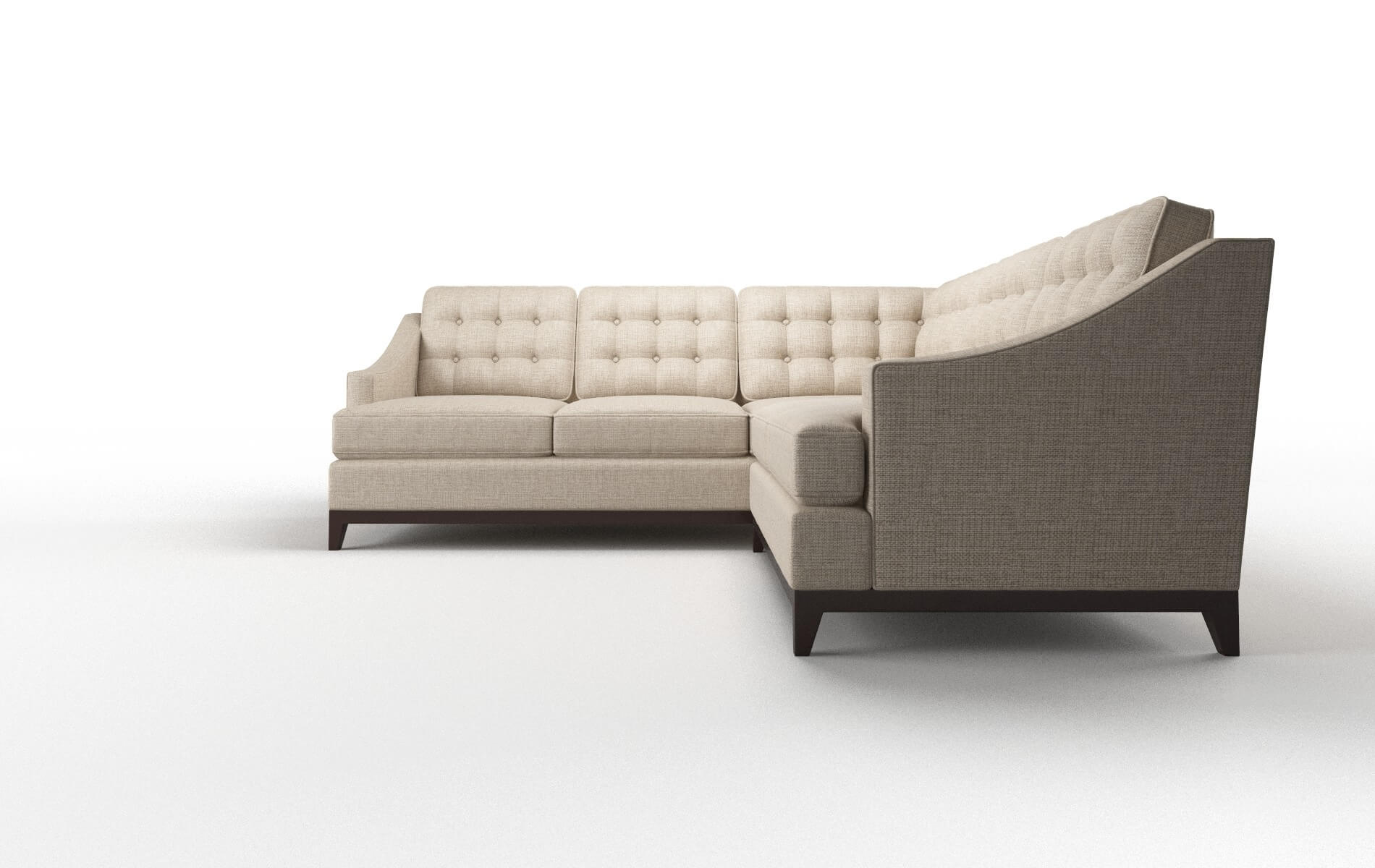 Geneva Sosoftness 74 Sectional espresso legs 5