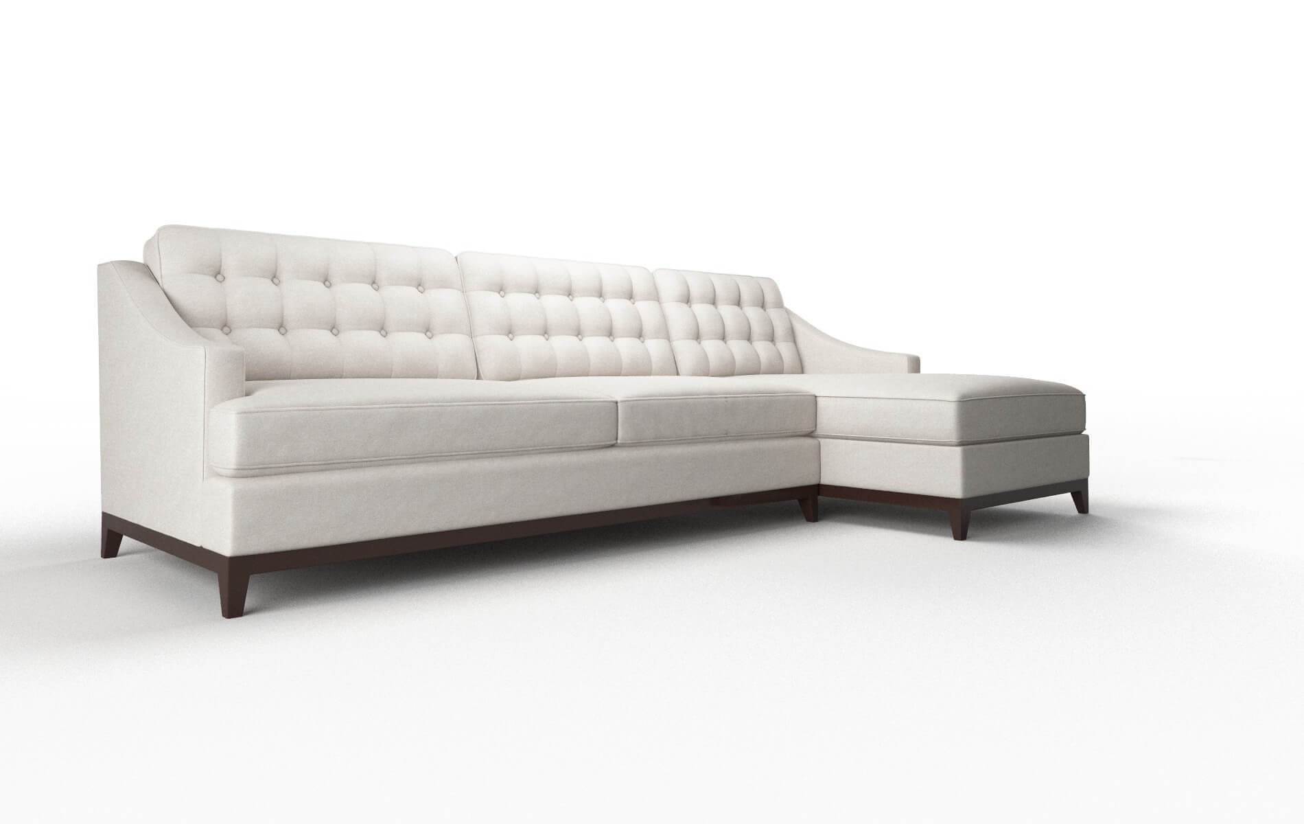 Geneva Suave Dove Panel espresso legs 2