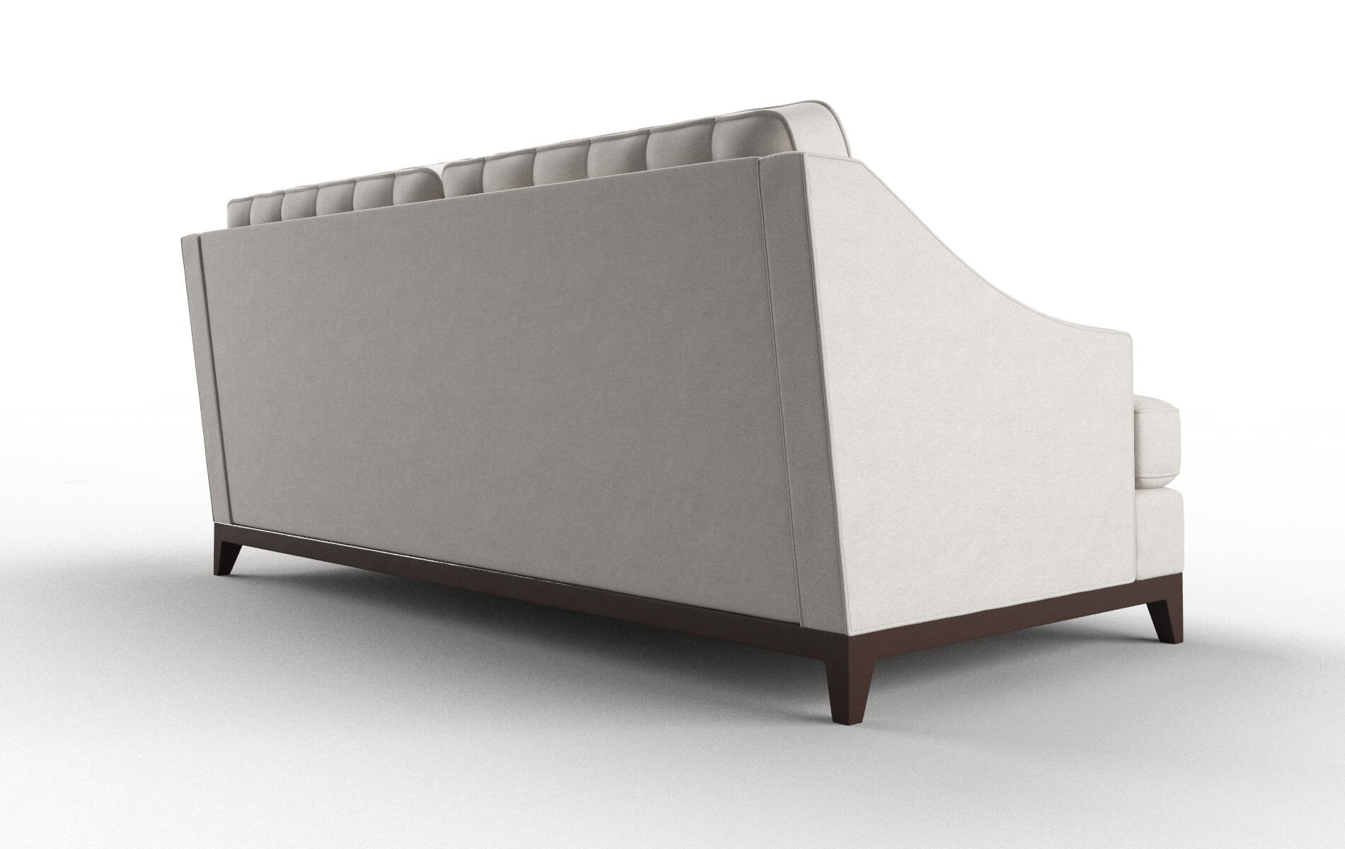 Geneva Suave Dove Sofa espresso legs 4