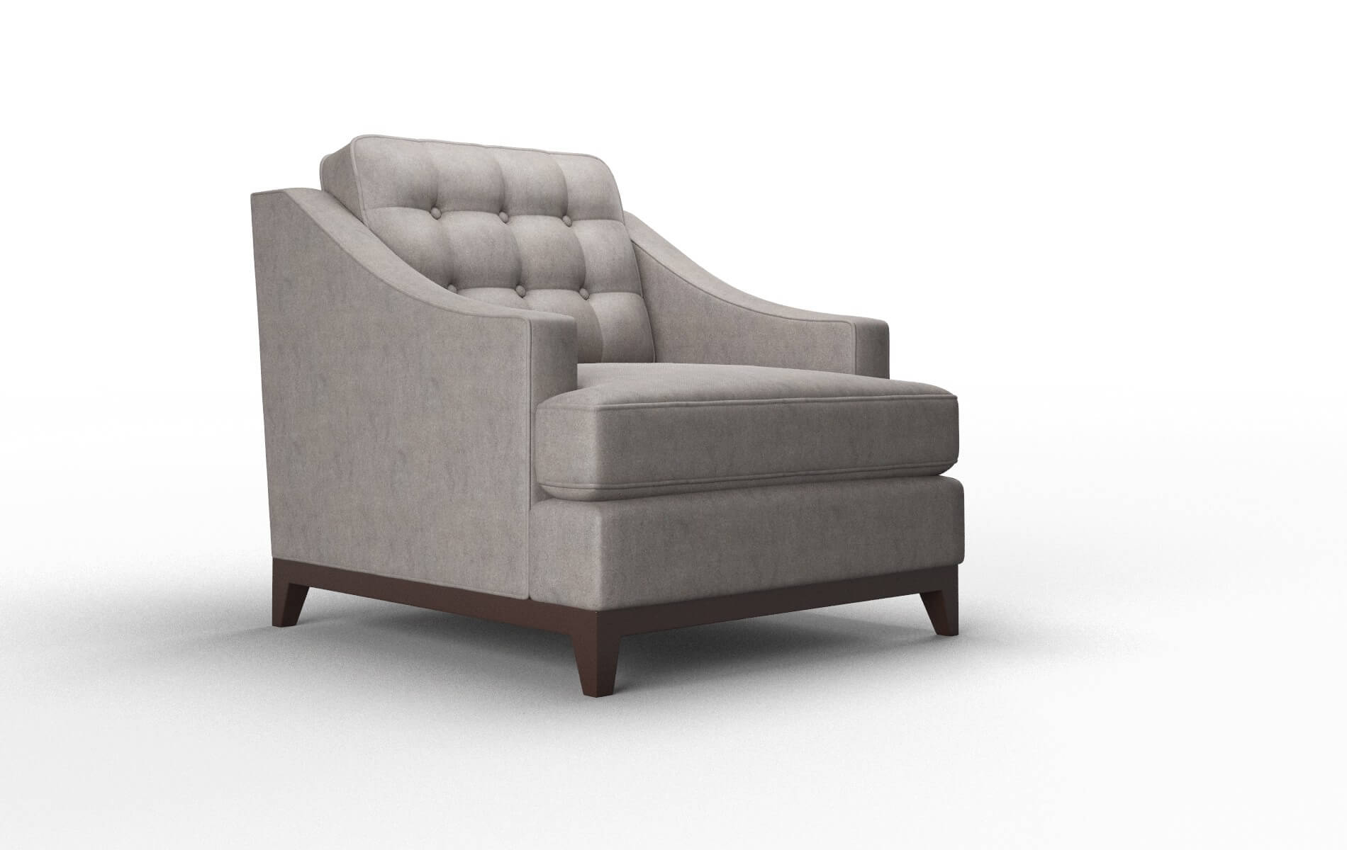 Geneva Suave Slate Chair espresso legs 2