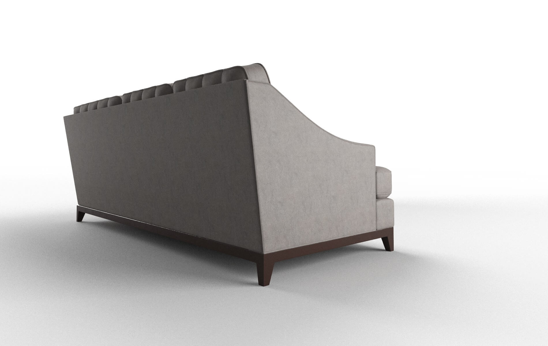 Geneva Suave Slate Sectional espresso legs 3