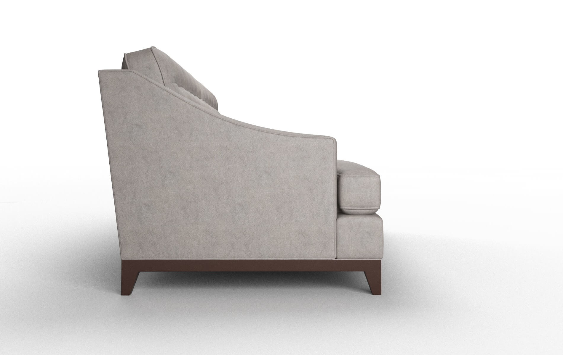 Geneva Suave Slate Sofa espresso legs 3
