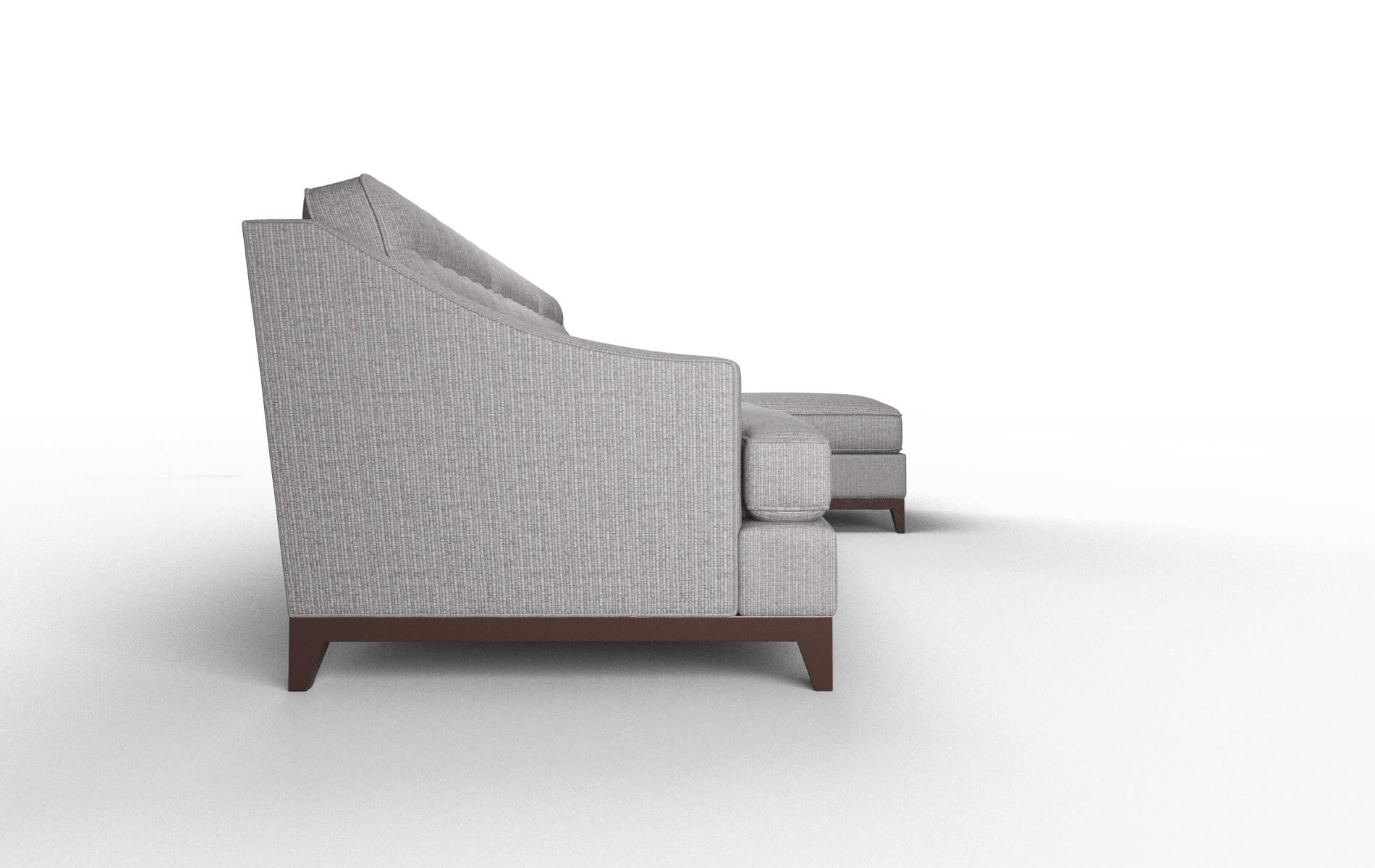 Geneva Terrain Oatmeal Panel espresso legs 3