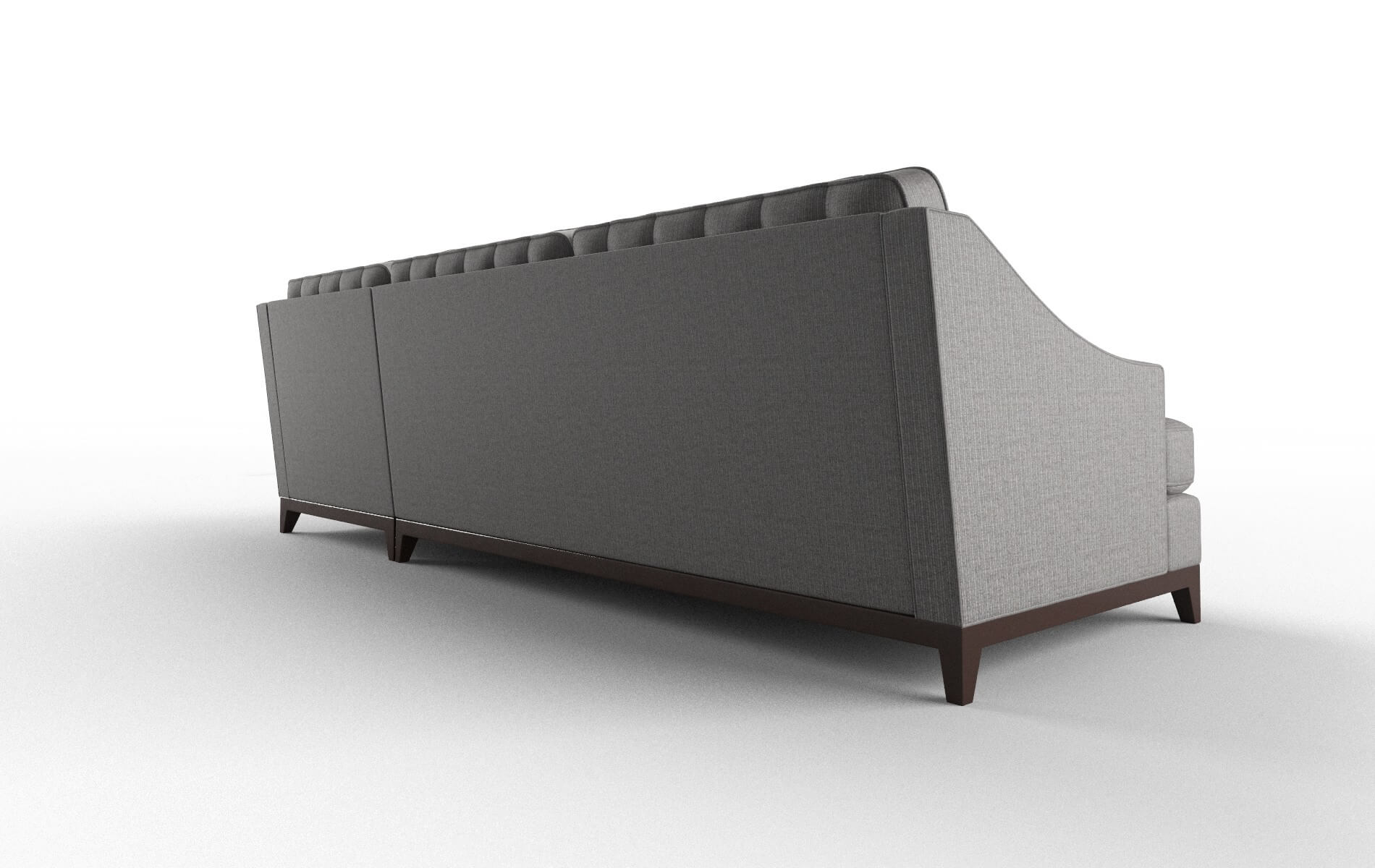 Geneva Terrain Oatmeal Panel espresso legs 5