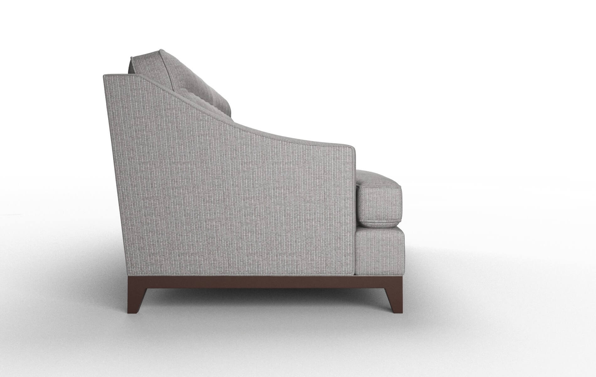Geneva Terrain Oatmeal Sofa espresso legs 3