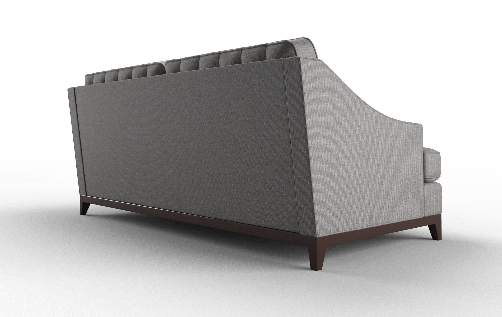 Geneva Terrain Oatmeal Sofa espresso legs 4