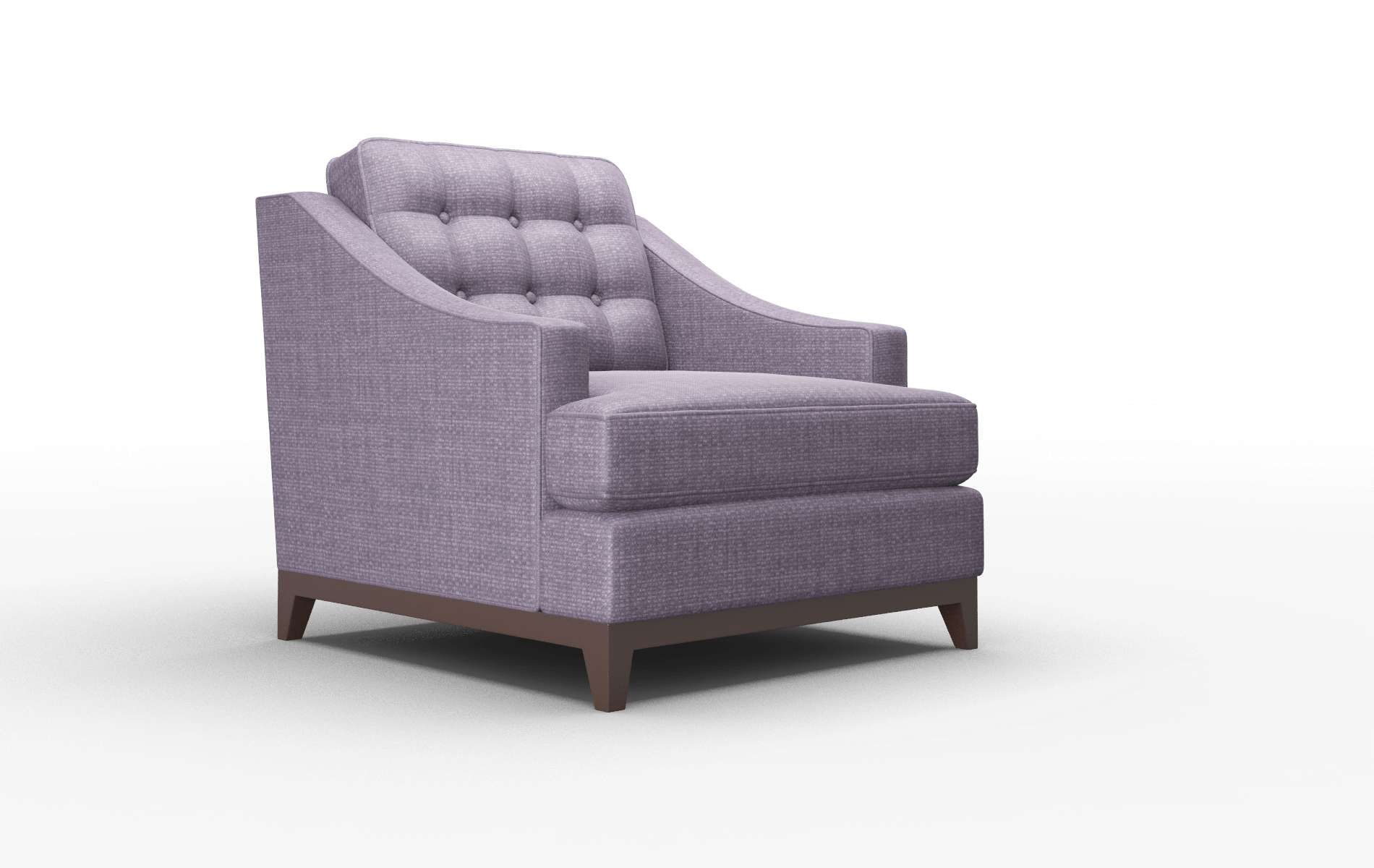 Geneva Tess Blackberry Chair espresso legs 2