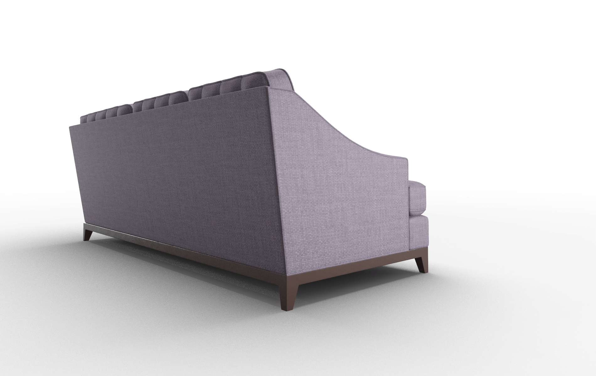 Geneva Tess Blackberry Sectional espresso legs 3