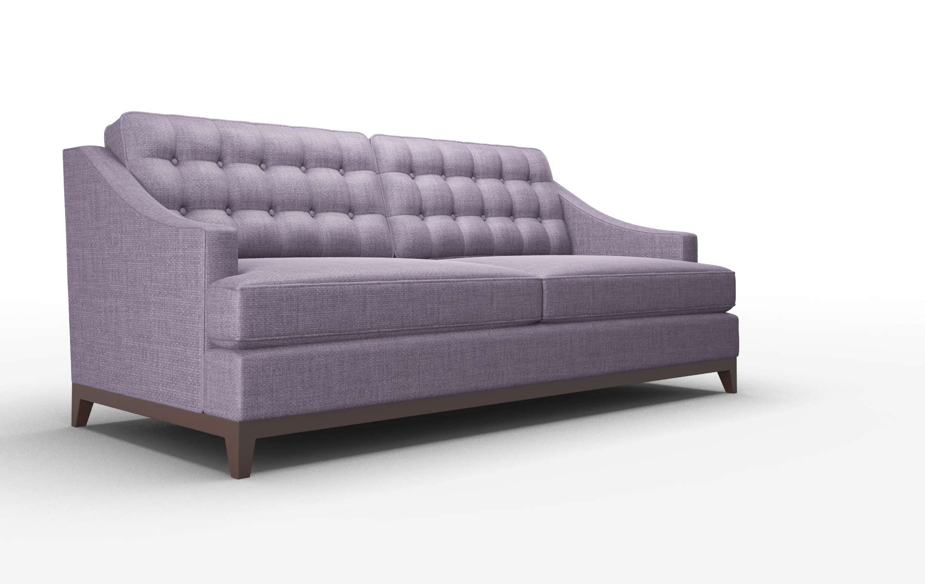 Geneva Tess Blackberry Sofa espresso legs 2