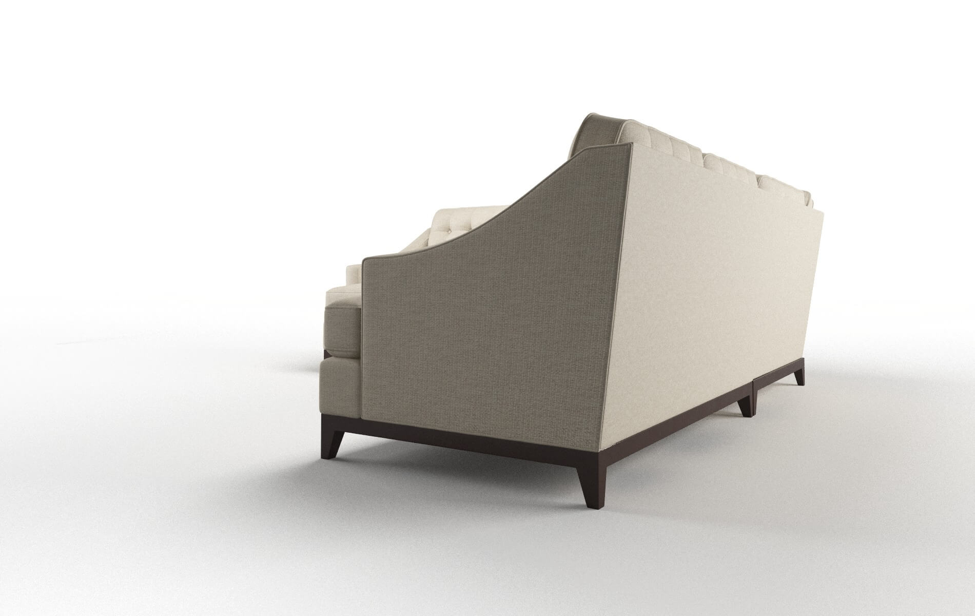 Geneva Urban_d Silver Sectional espresso legs 4