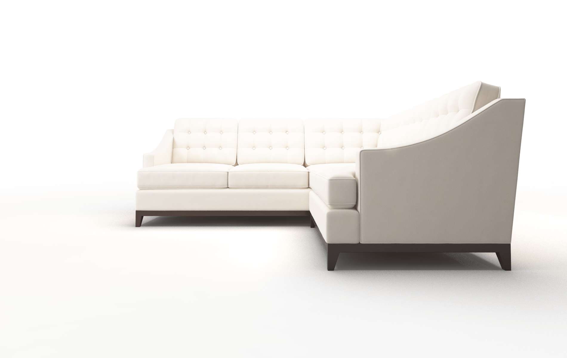 Geneva Urban_d Snow Sectional espresso legs 5
