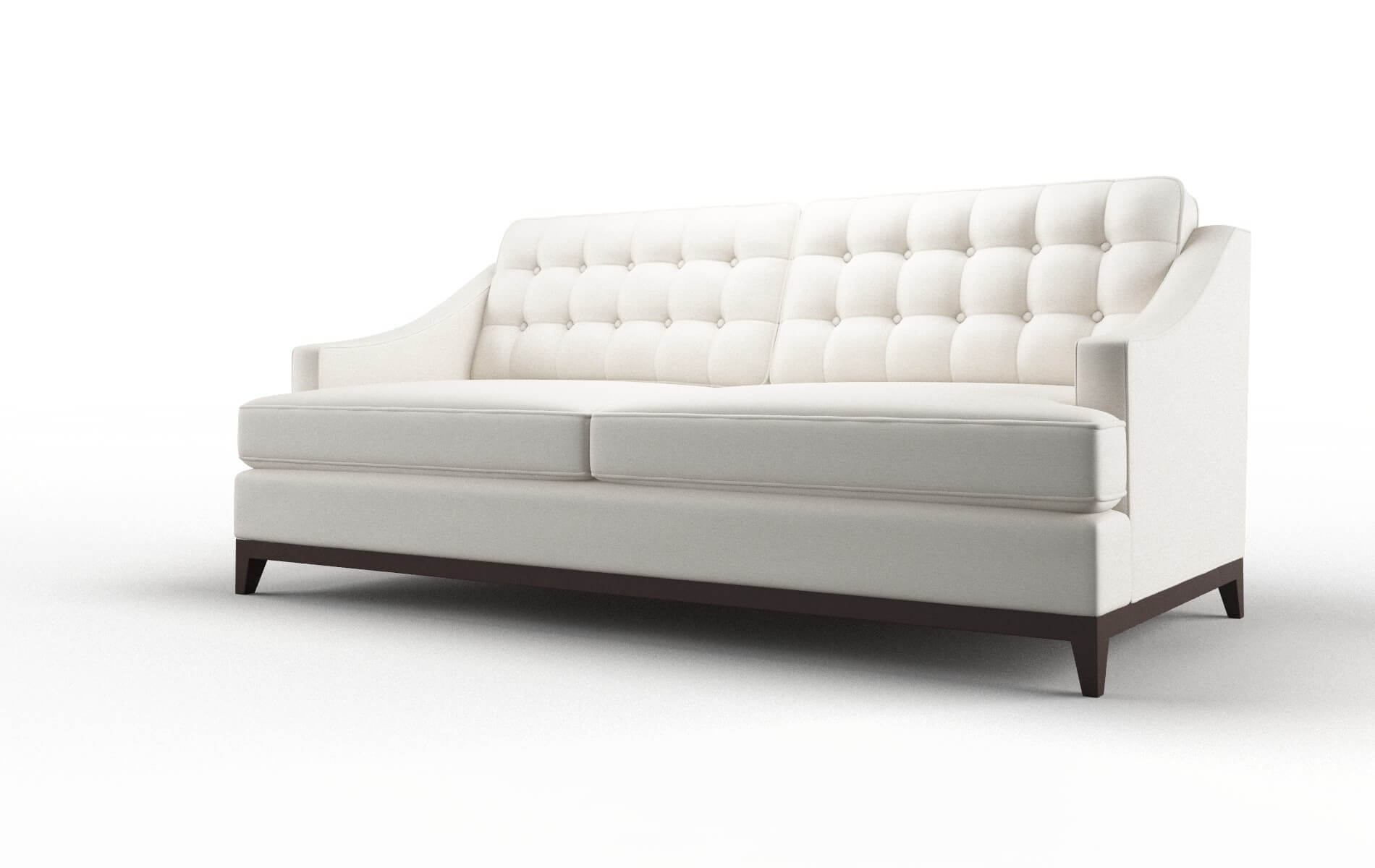 Geneva Venice Eggshell Sofa espresso legs 5
