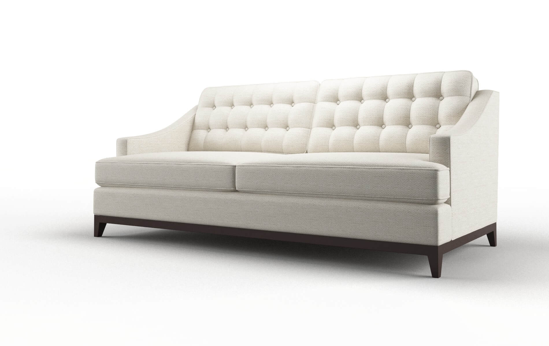 Geneva Venus Cream Sofa espresso legs 5