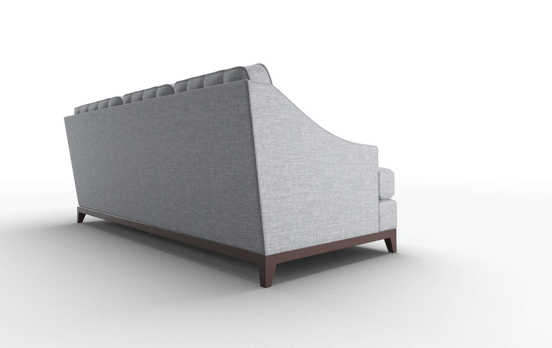 Geneva Venus Mist Sectional espresso legs 3