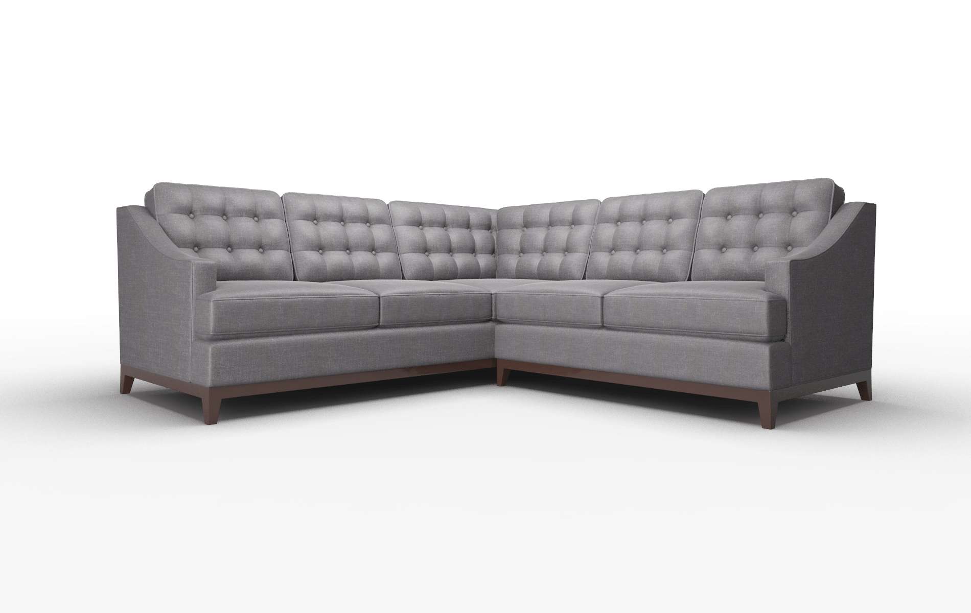 Geneva Venus onyx Sectional Espresso Legs  1