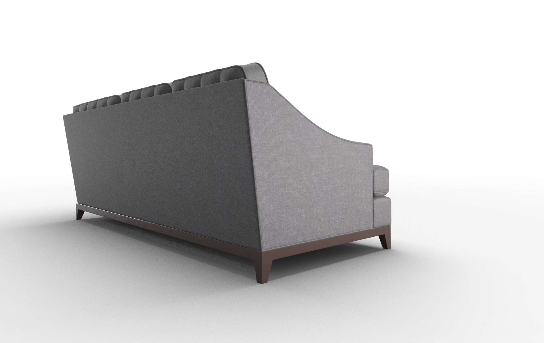 Geneva Venus Onyx Sectional espresso legs 3