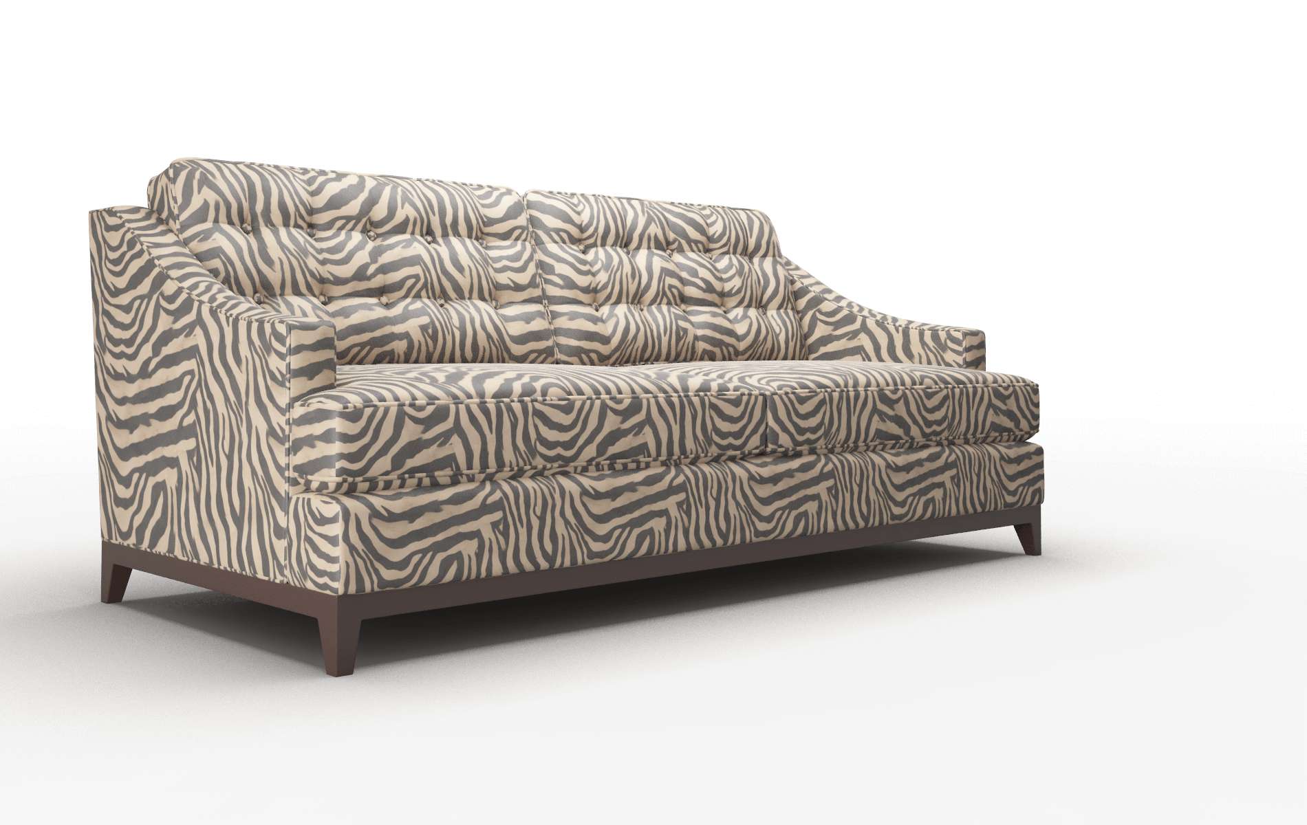 Geneva Zambia Coffee Sofa espresso legs 2