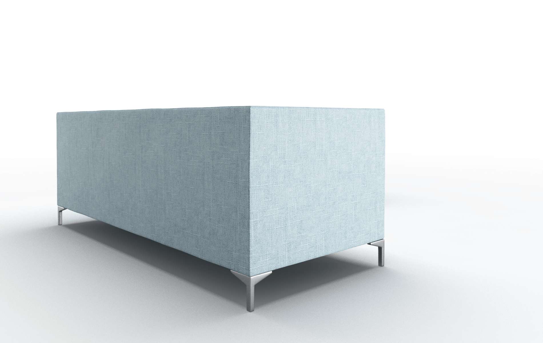 Gosford Atlas Turquoise Sectional metal legs 3