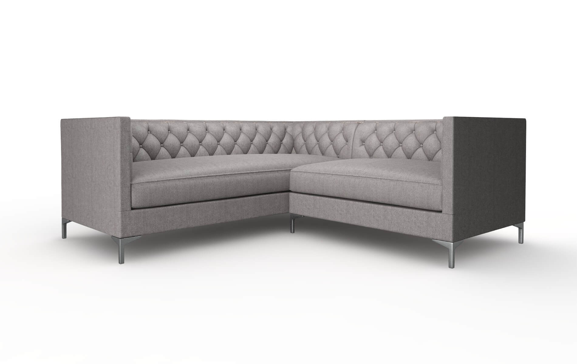 Gosford Atlas_plz Silver Sectional metal legs 1