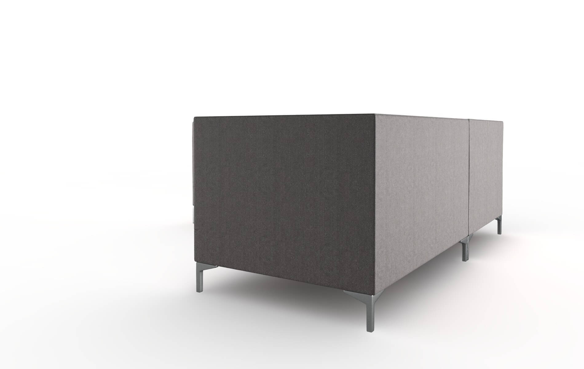 Gosford Atlas_plz Silver Sectional metal legs 4