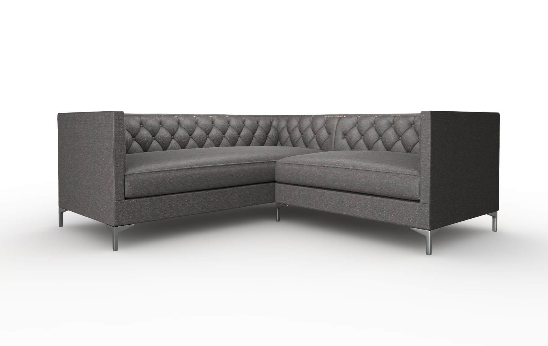 Gosford Avenger Denim Sectional metal legs